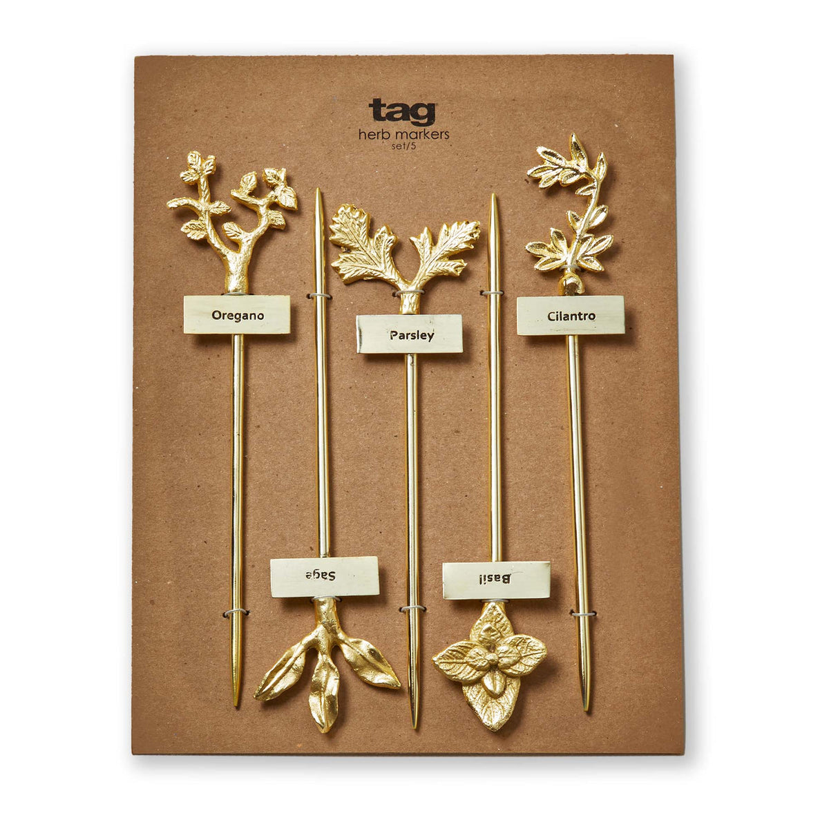 Herb Markers - Brass Finish – Pieces On Main