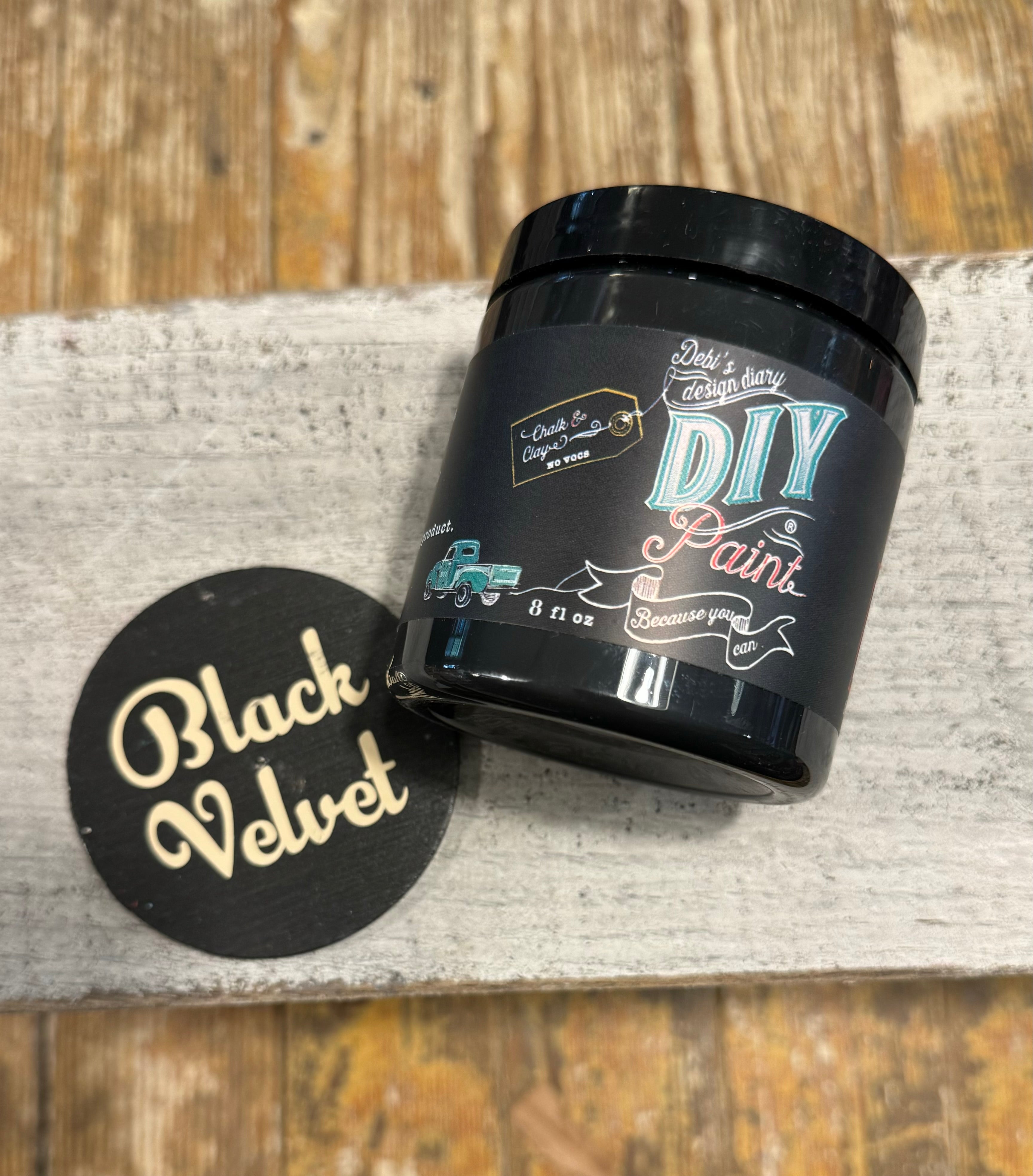 Black Velvet DIY Paint