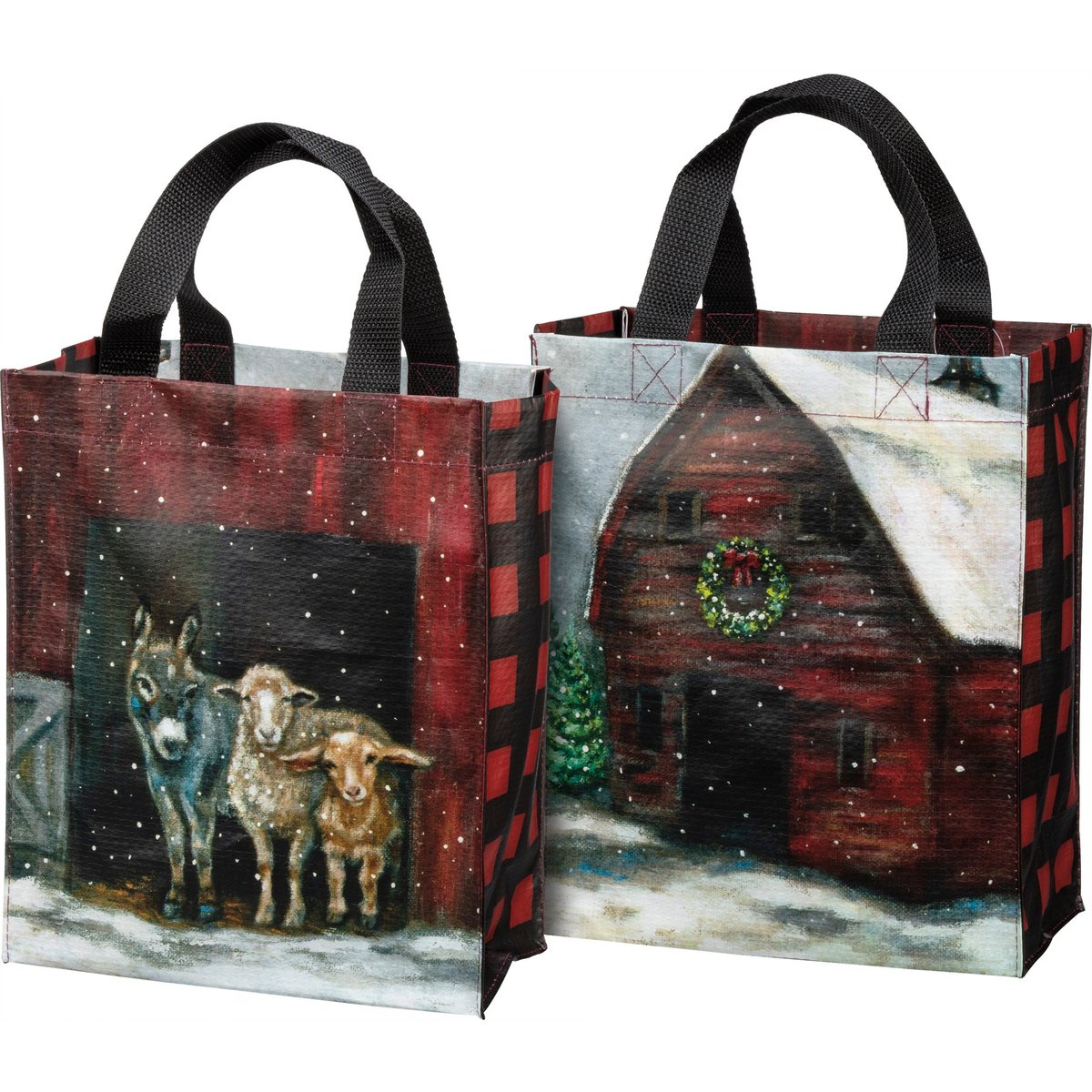 Snowy Farm Family - Daily Tote