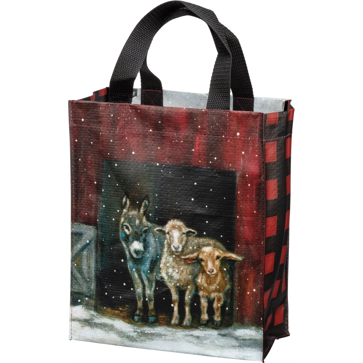 Snowy Farm Family - Daily Tote