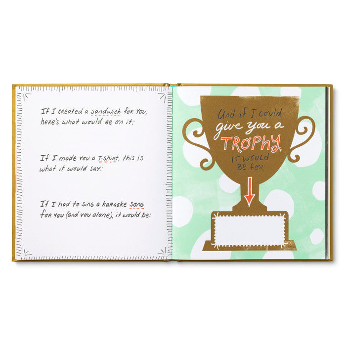 I Wrote a Book About You - Gold Cover