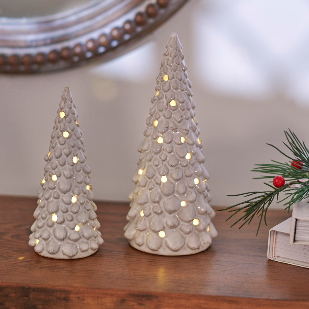 Lighted Christmas Tree Set