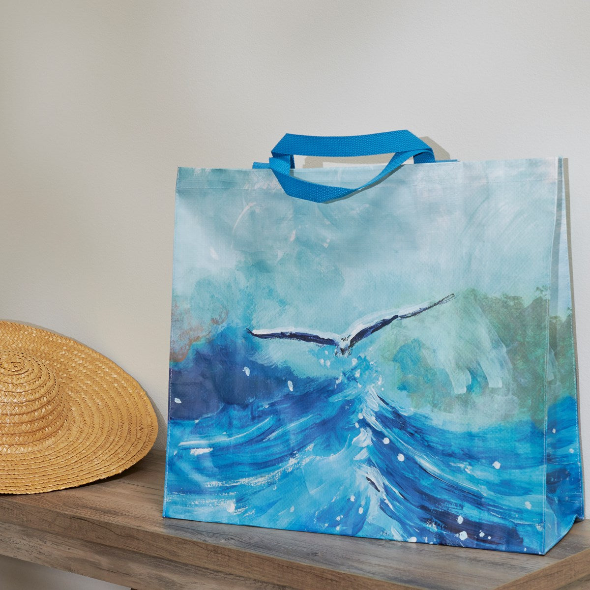 Ocean Wave Shopping Tote