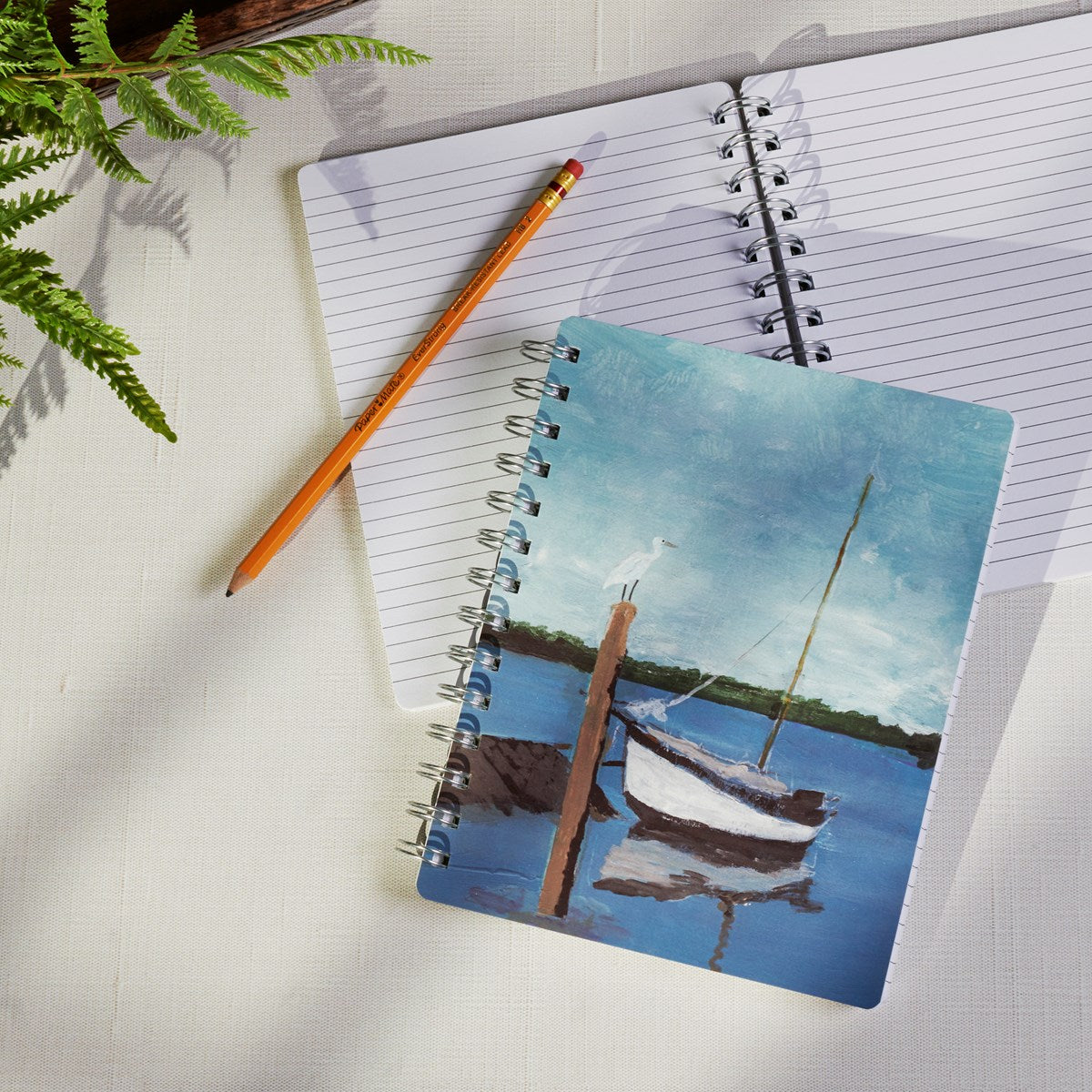 Boat - Spiral Notebook