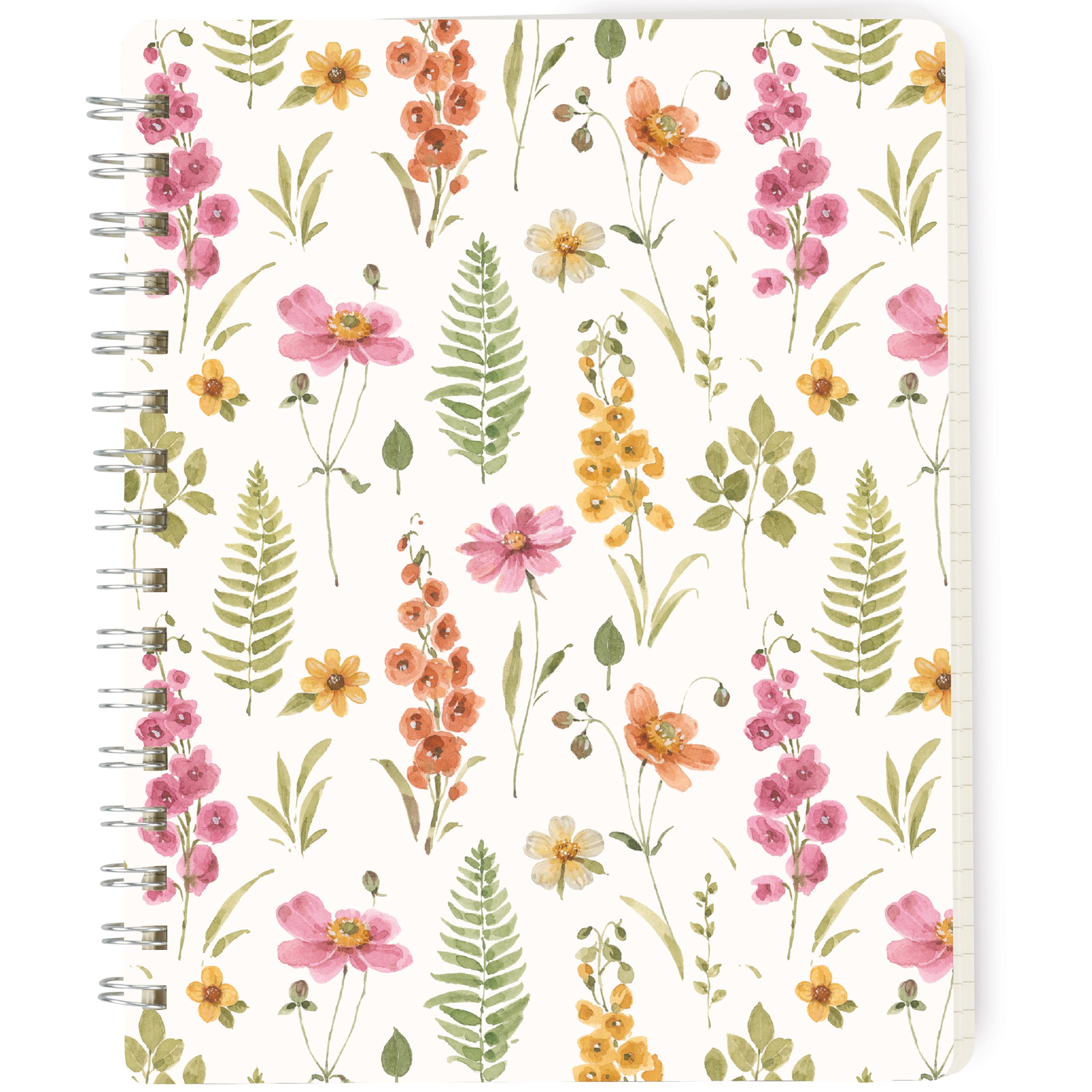 Floral Garden - Spiral Notebook