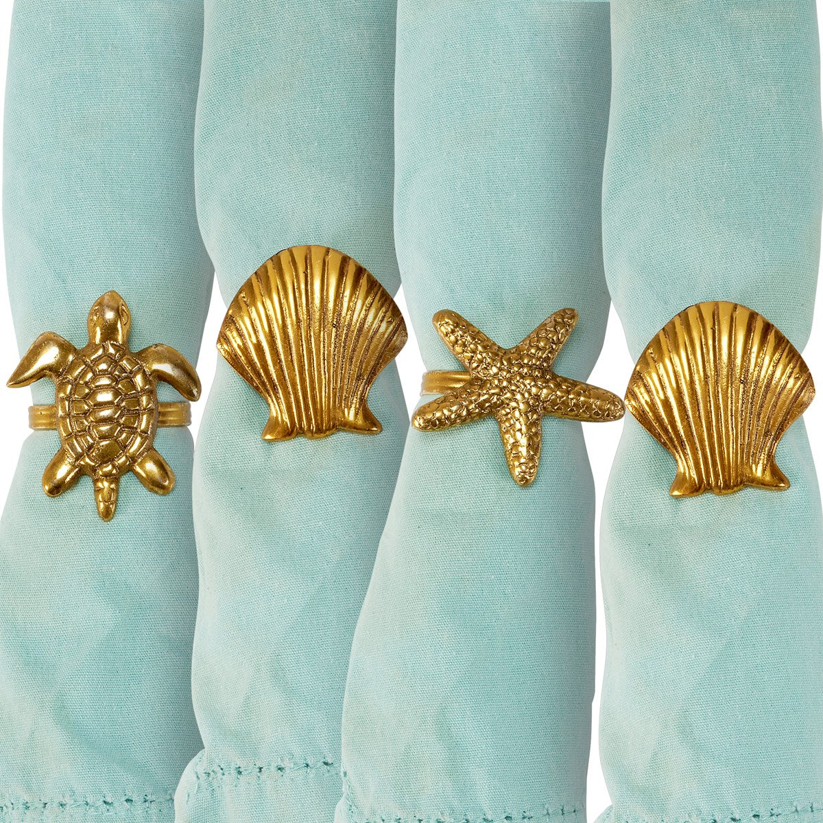 Napkin Ring Set - Beach