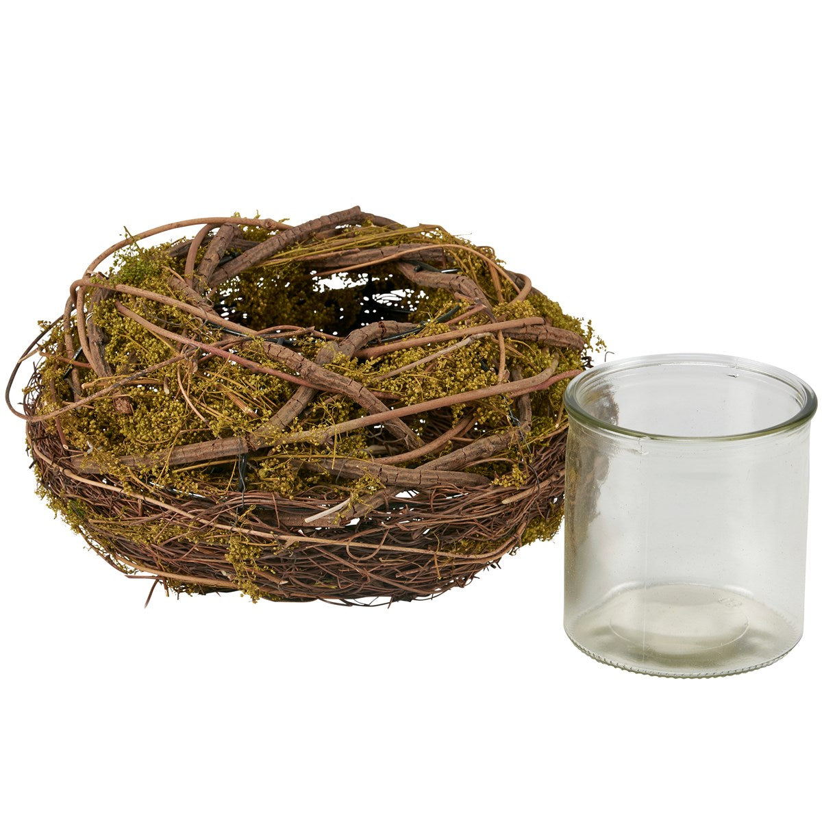 Moss Candle Holder