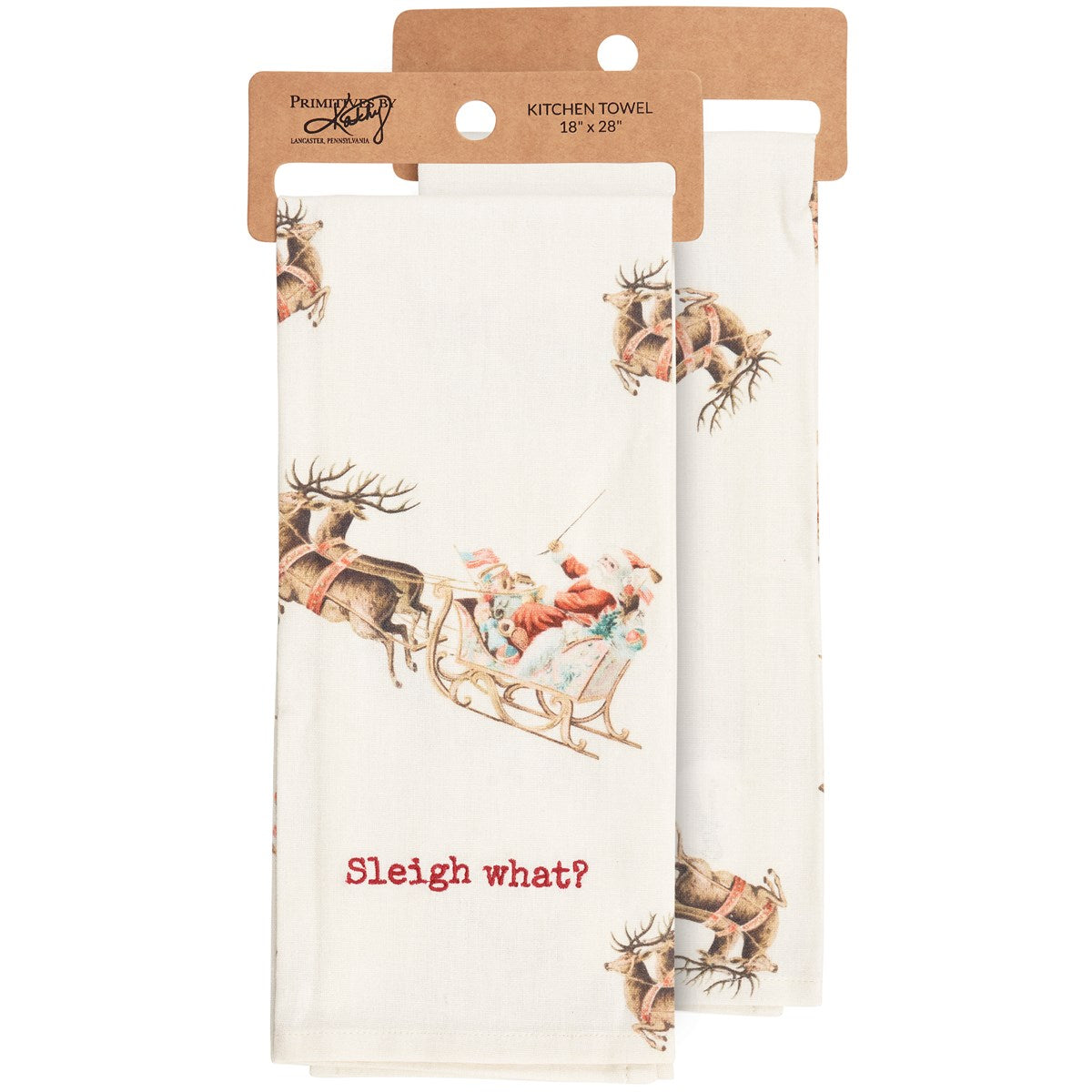 Sleigh What - Dish Towels