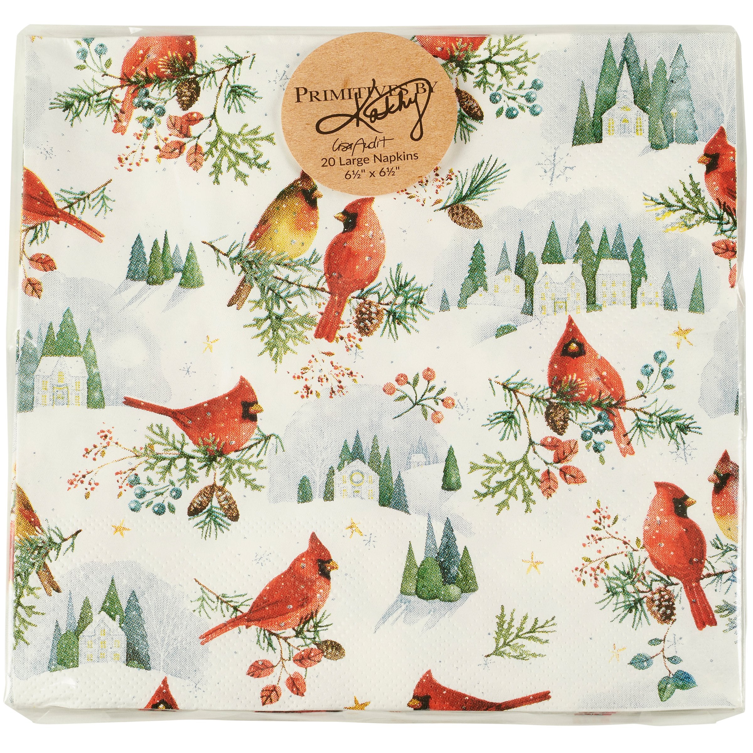 Cardinals - Large Napkin