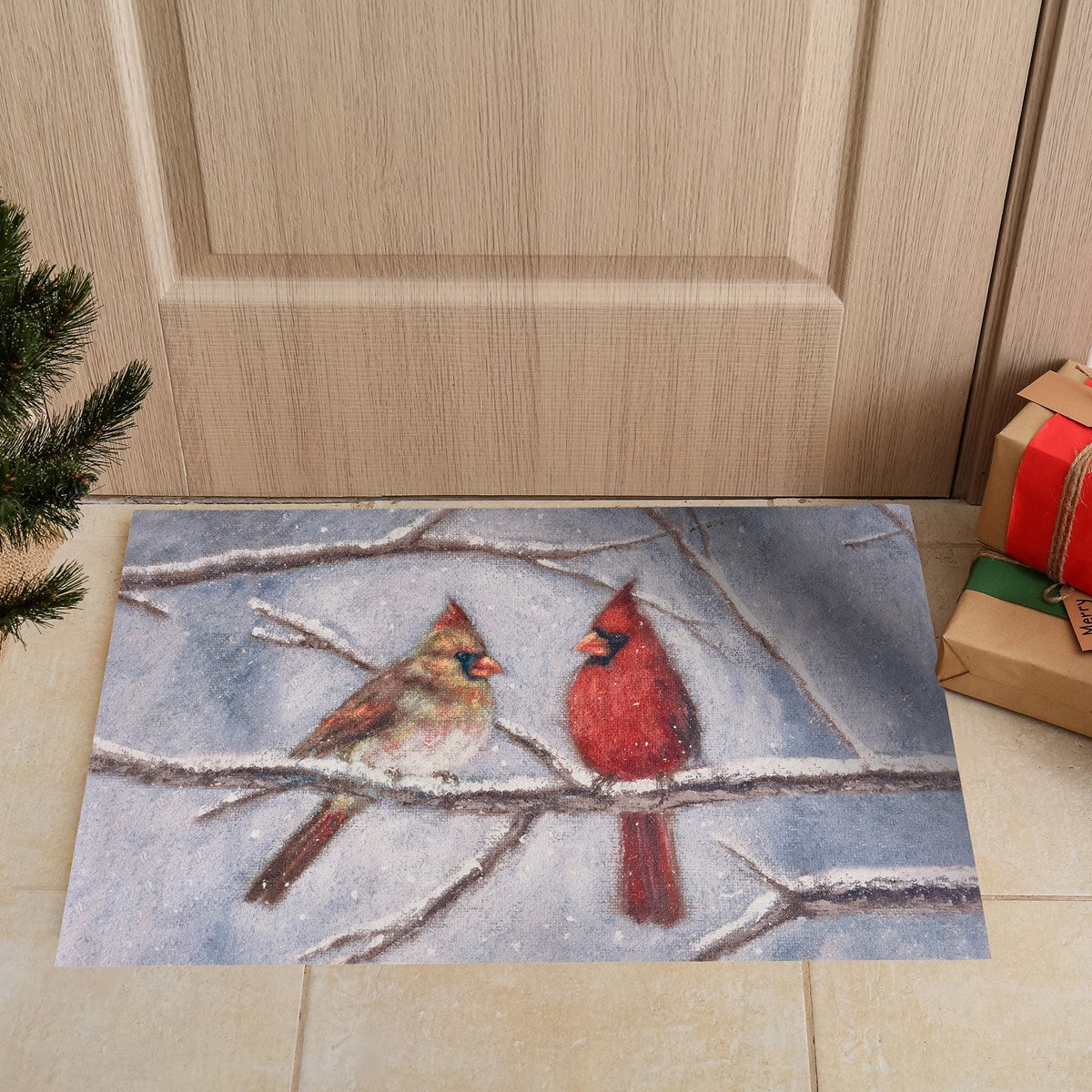 Cardinal Couple Indoor/Outdoor Rug