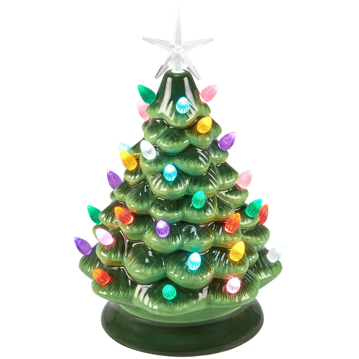 Lighted Ceramic Tree 10.25"