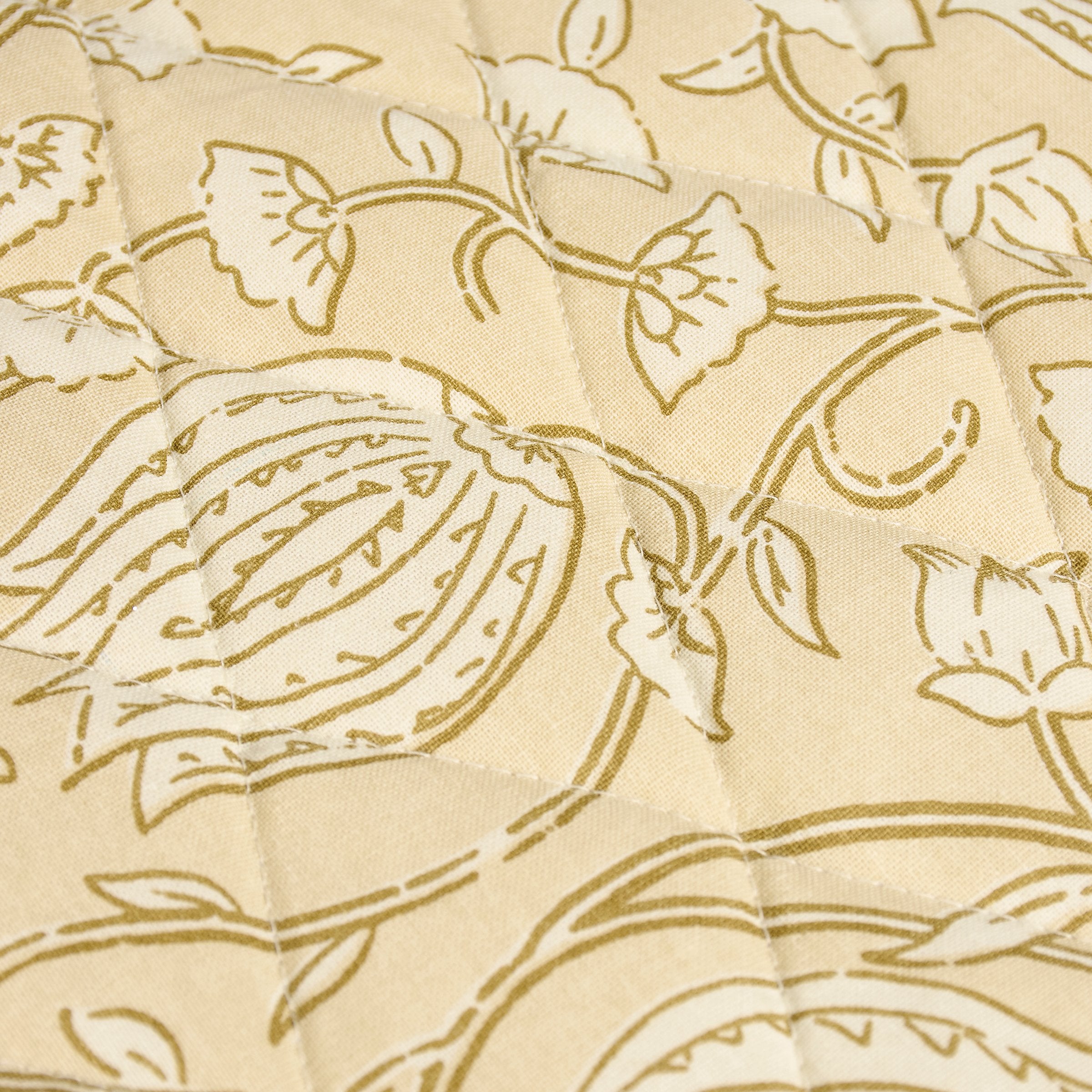 Tan Floral Placemat