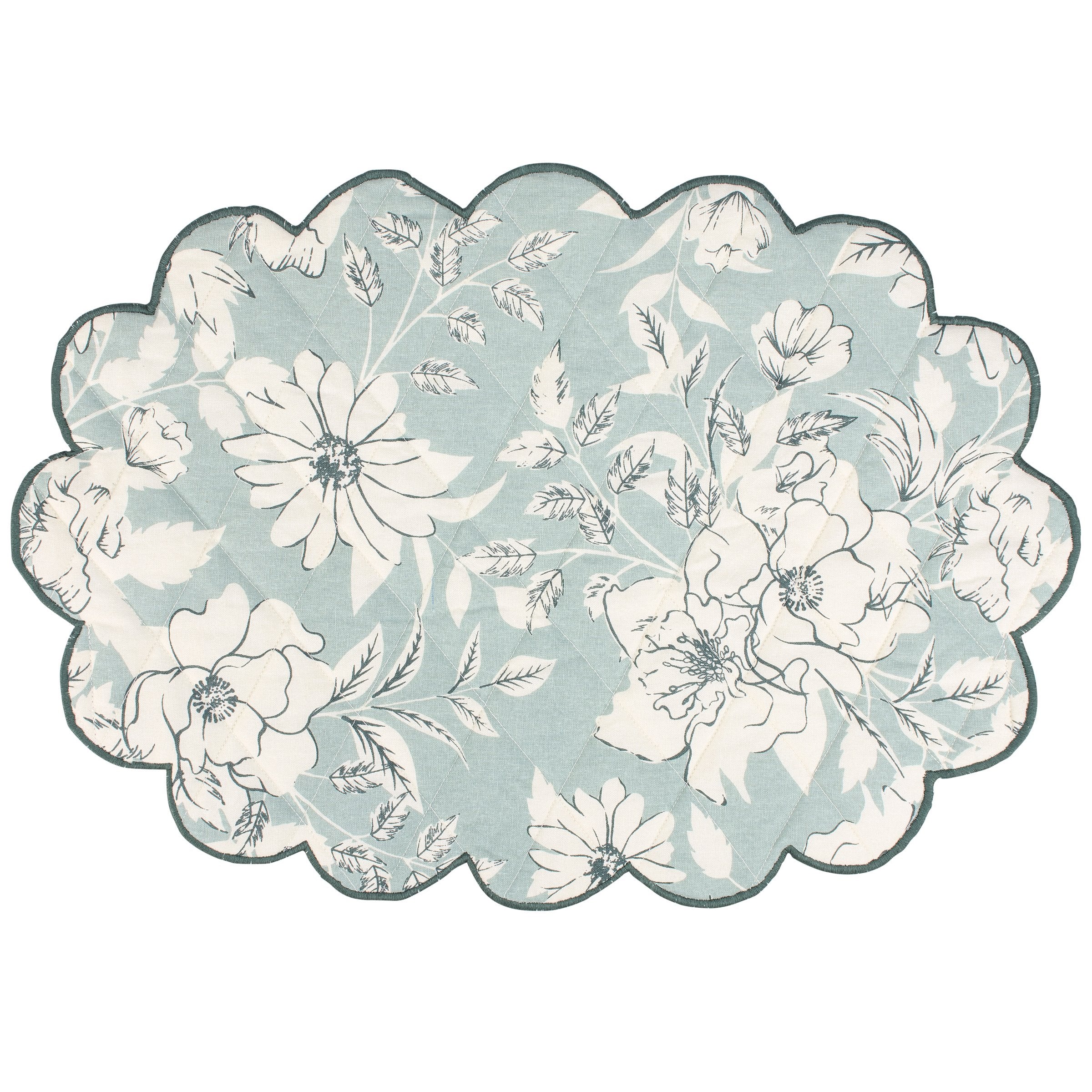 Blue Floral Placemat