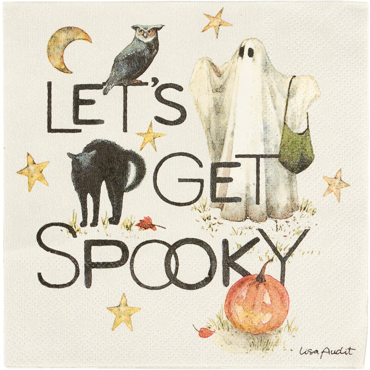 Get Spooky - Beverage Napkin