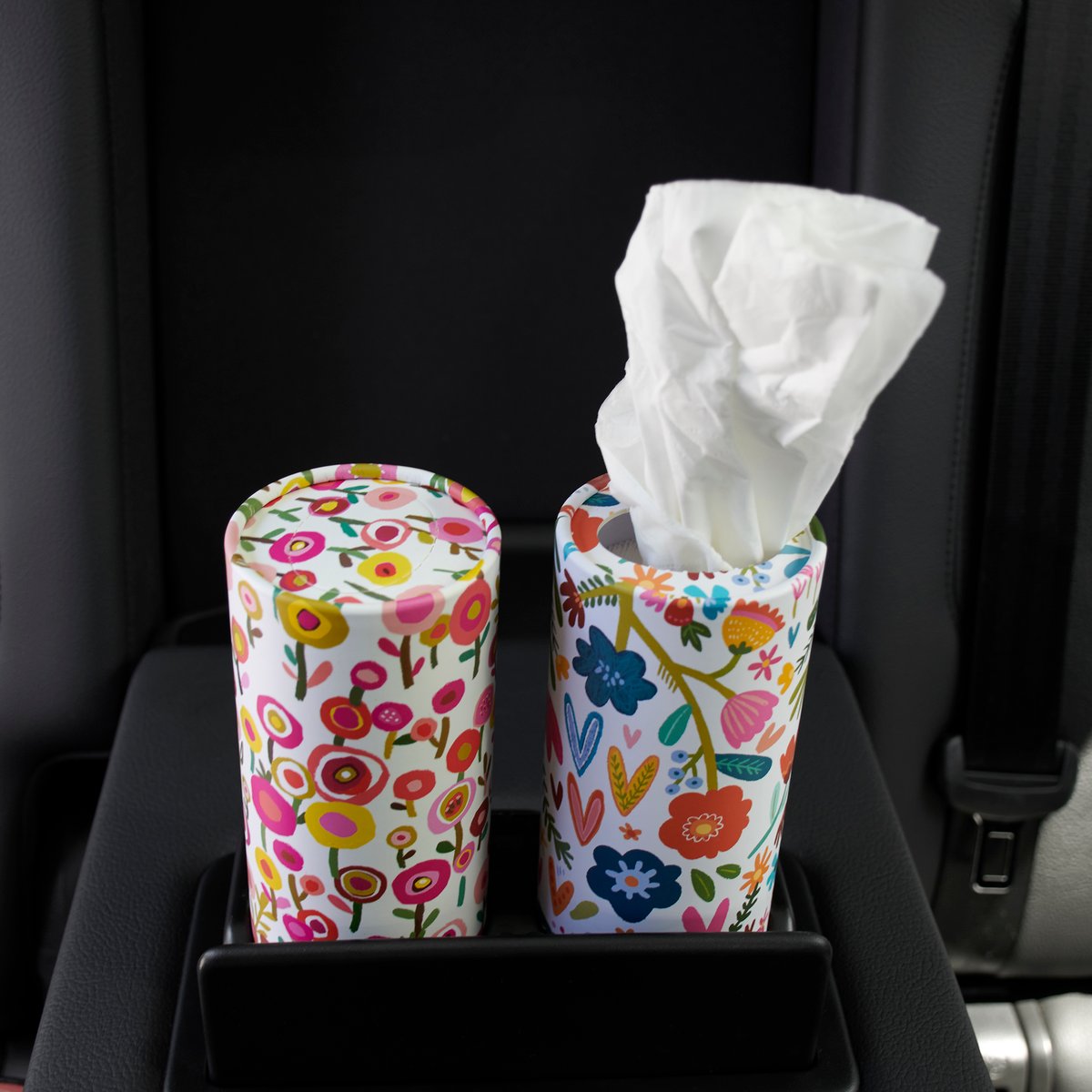 White Floral - Tissue Box Set