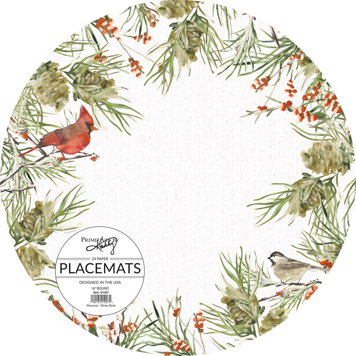 Winter Birds - Paper Placemats