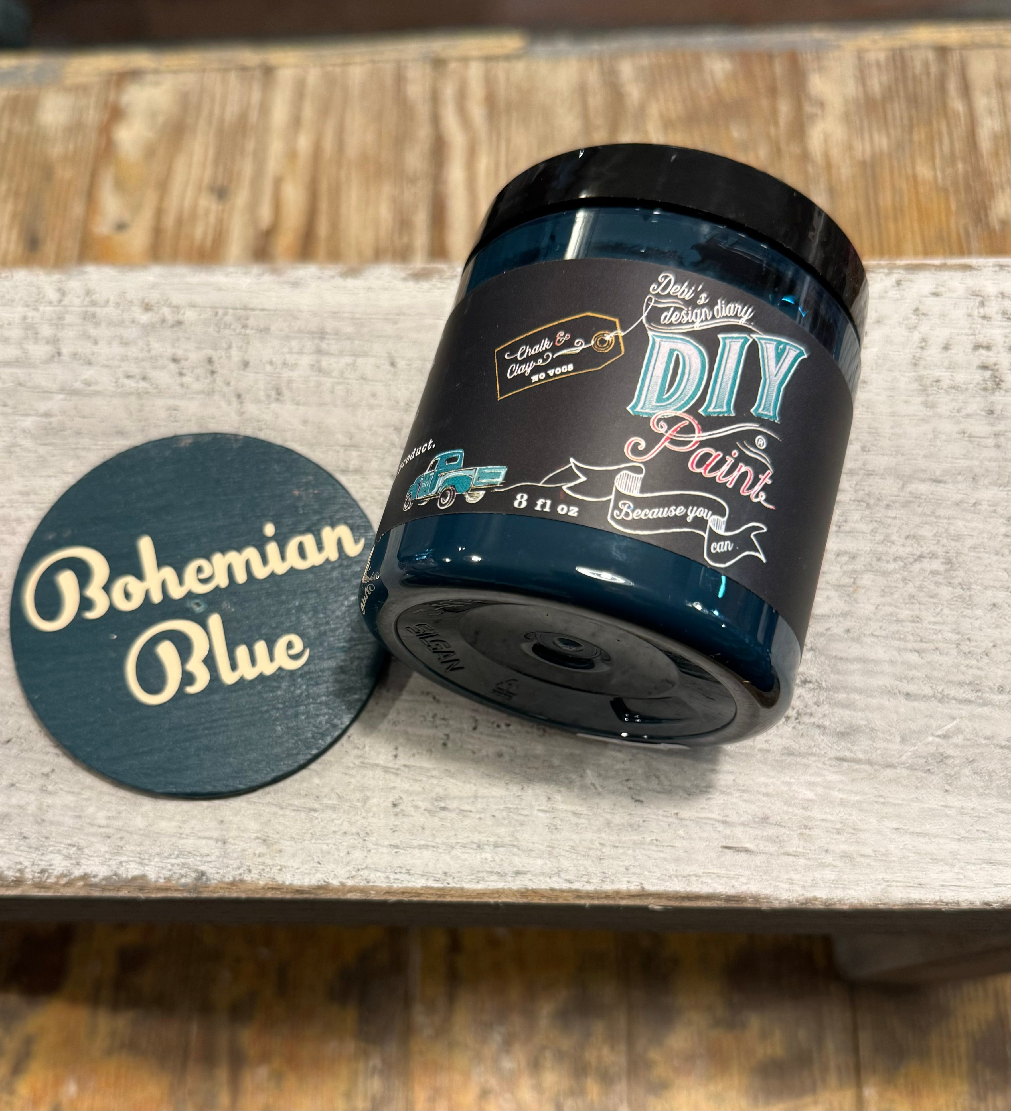 Bohemian Blue DIY Paint