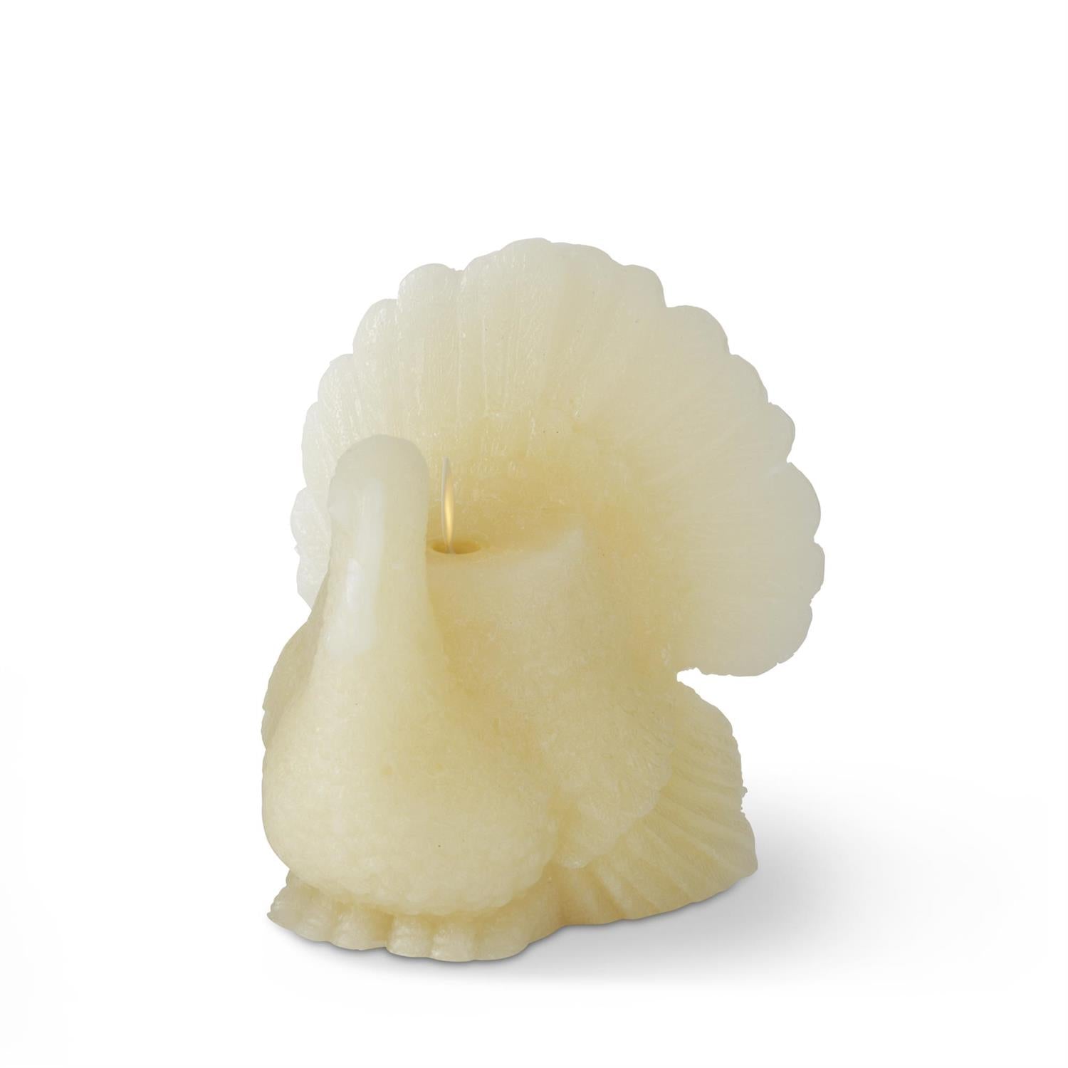 6 Inch Cream Wax Turkey Indoor Candle- Luminara