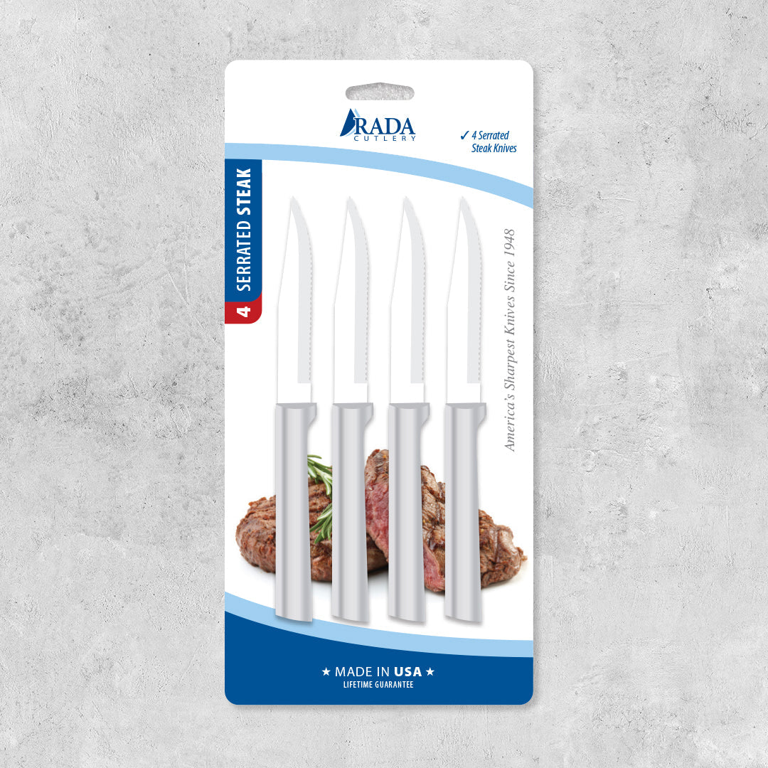 Serrated Steak Knives - Set of 4