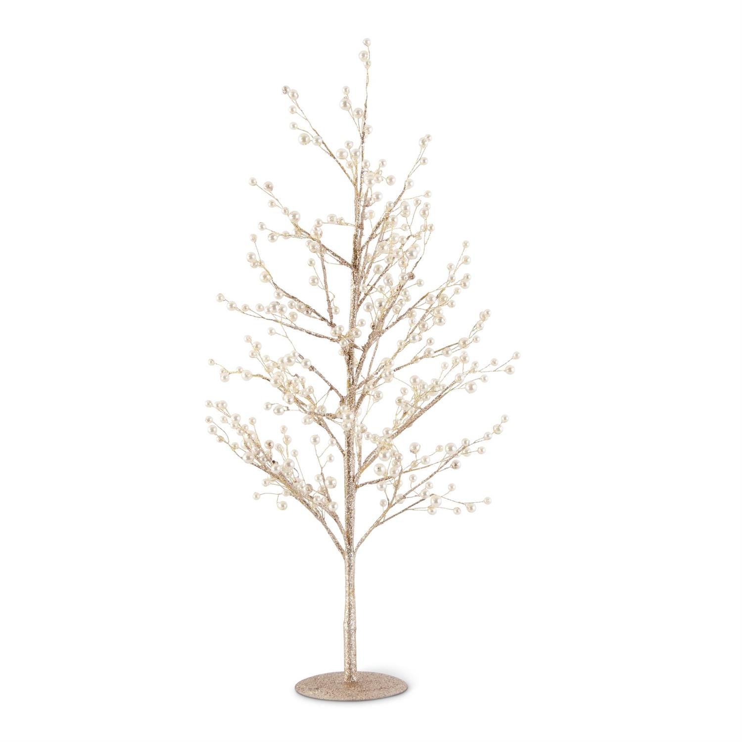 Pearl & Glittered Twig Trees