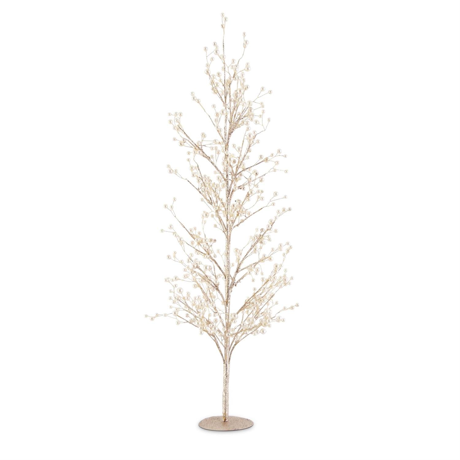 Pearl & Glittered Twig Trees