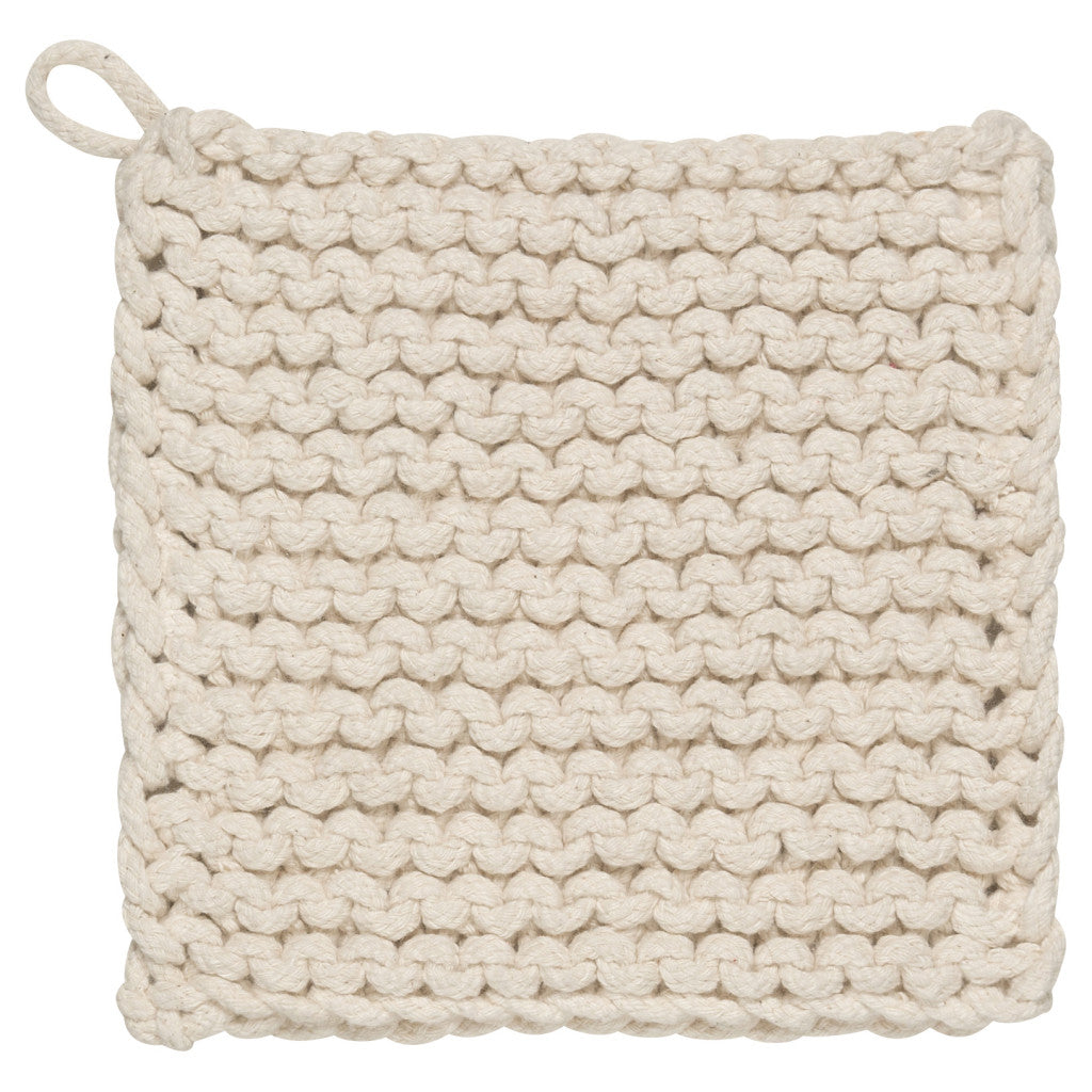 Natural - Knit Potholder