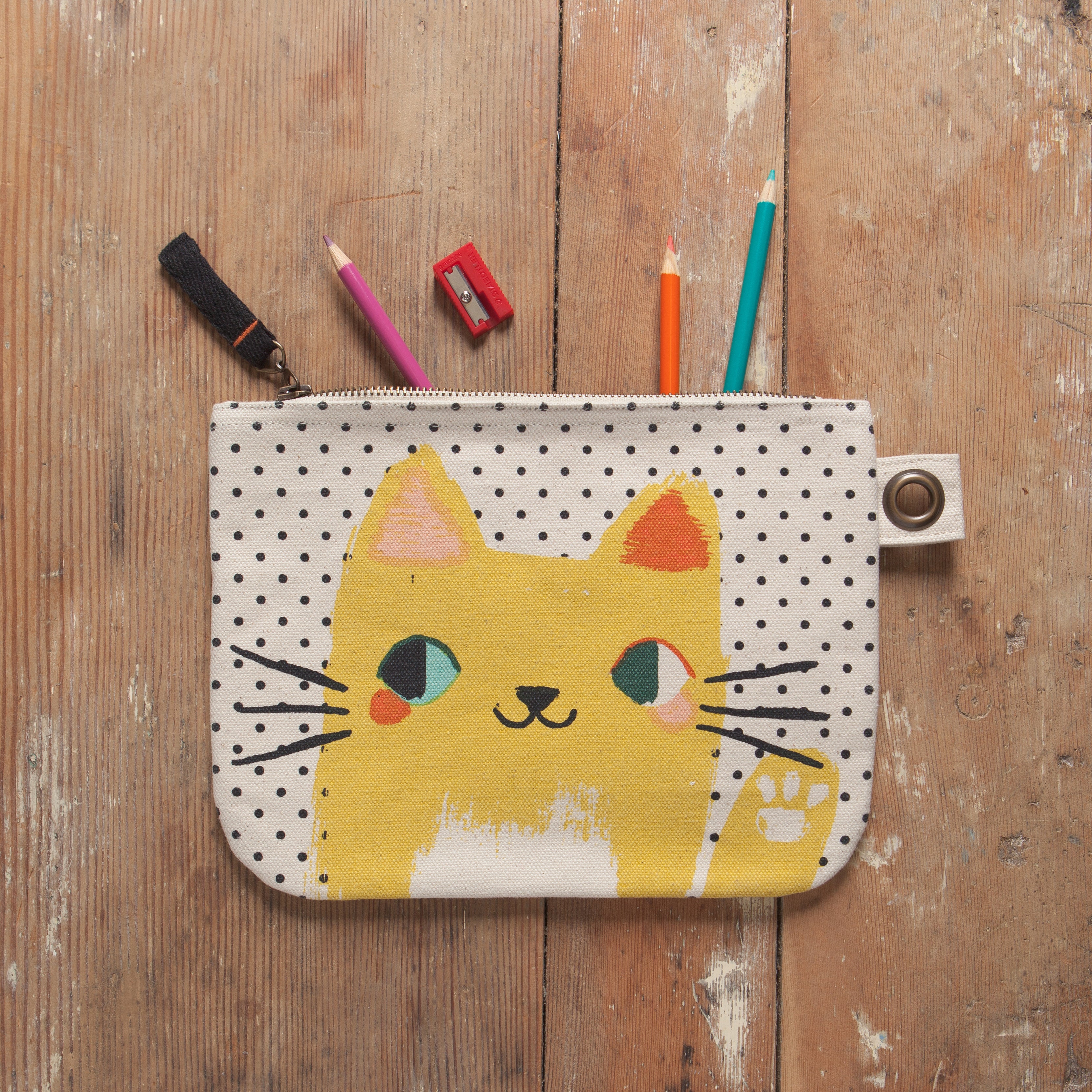 Meow Meow - Large Zipper Pouch