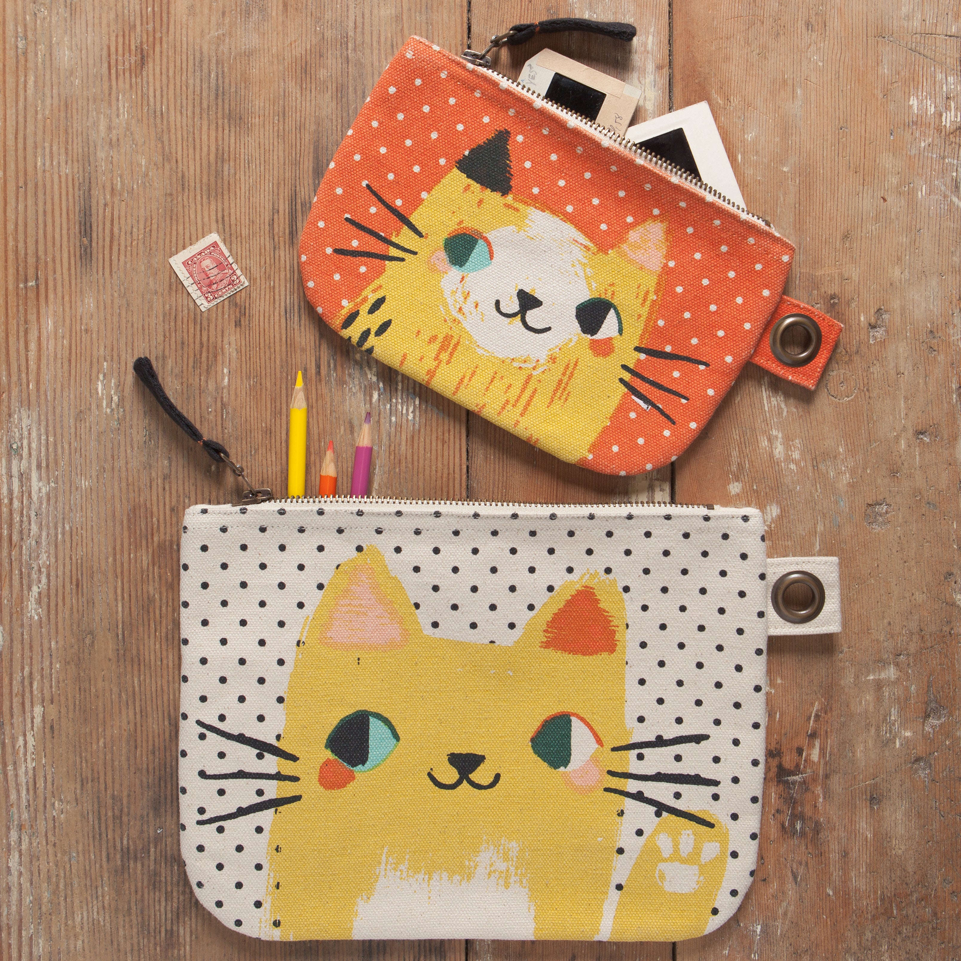 Meow Meow - Large Zipper Pouch