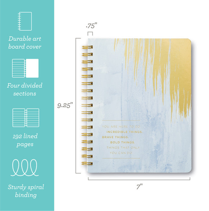 You Are Here To Do Incredible Things - Spiral Notebook