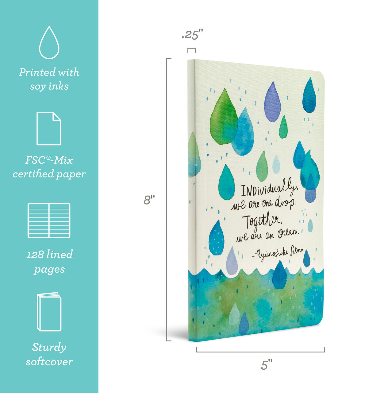 Individually, We Are One Drop - Write Now Journal