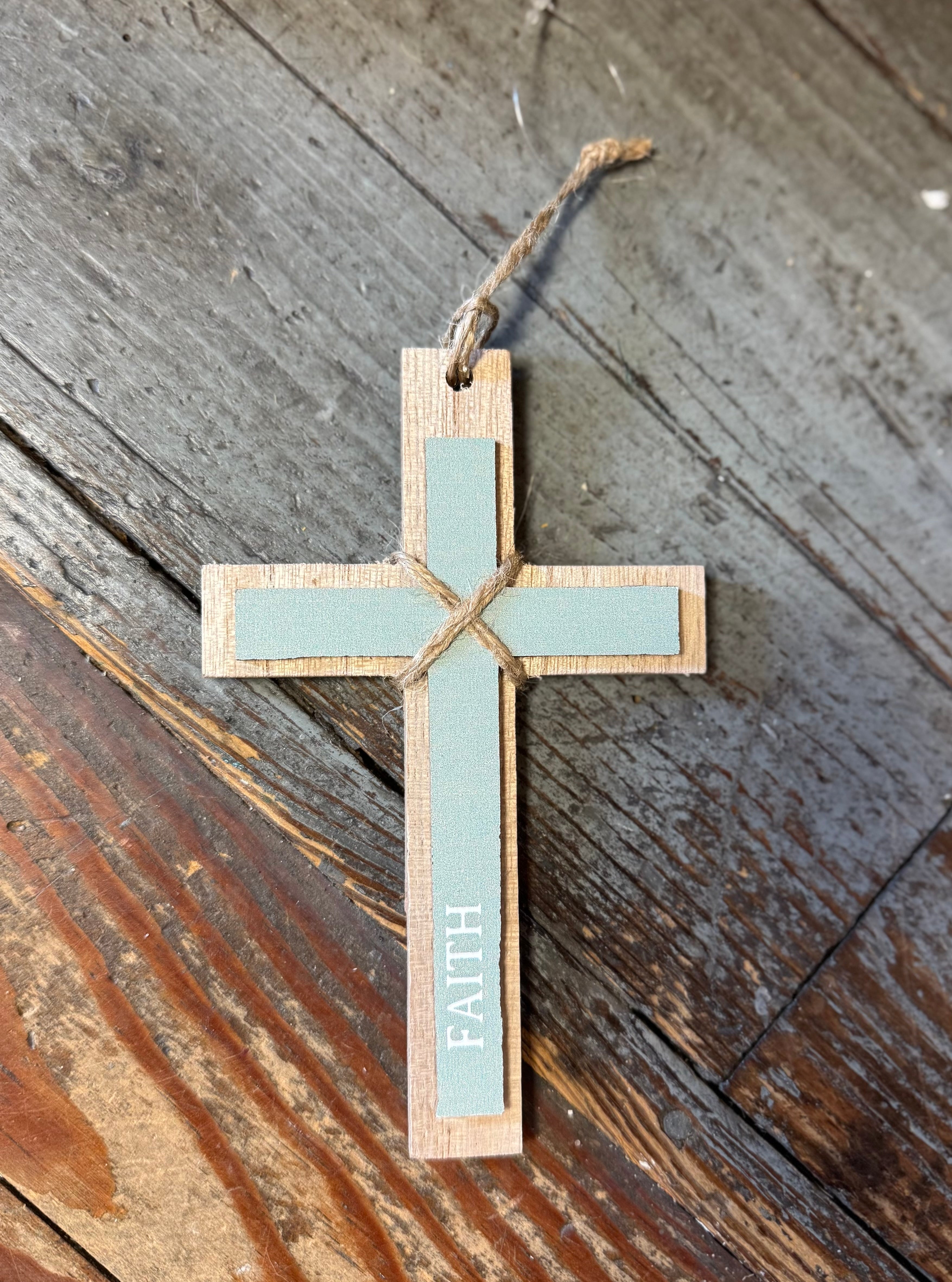 Inspirational Cross Ornament