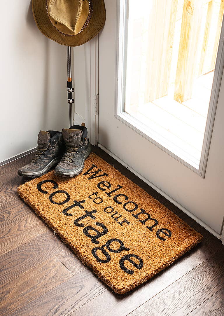 Welcome/Cottage Doormat-18x30"L