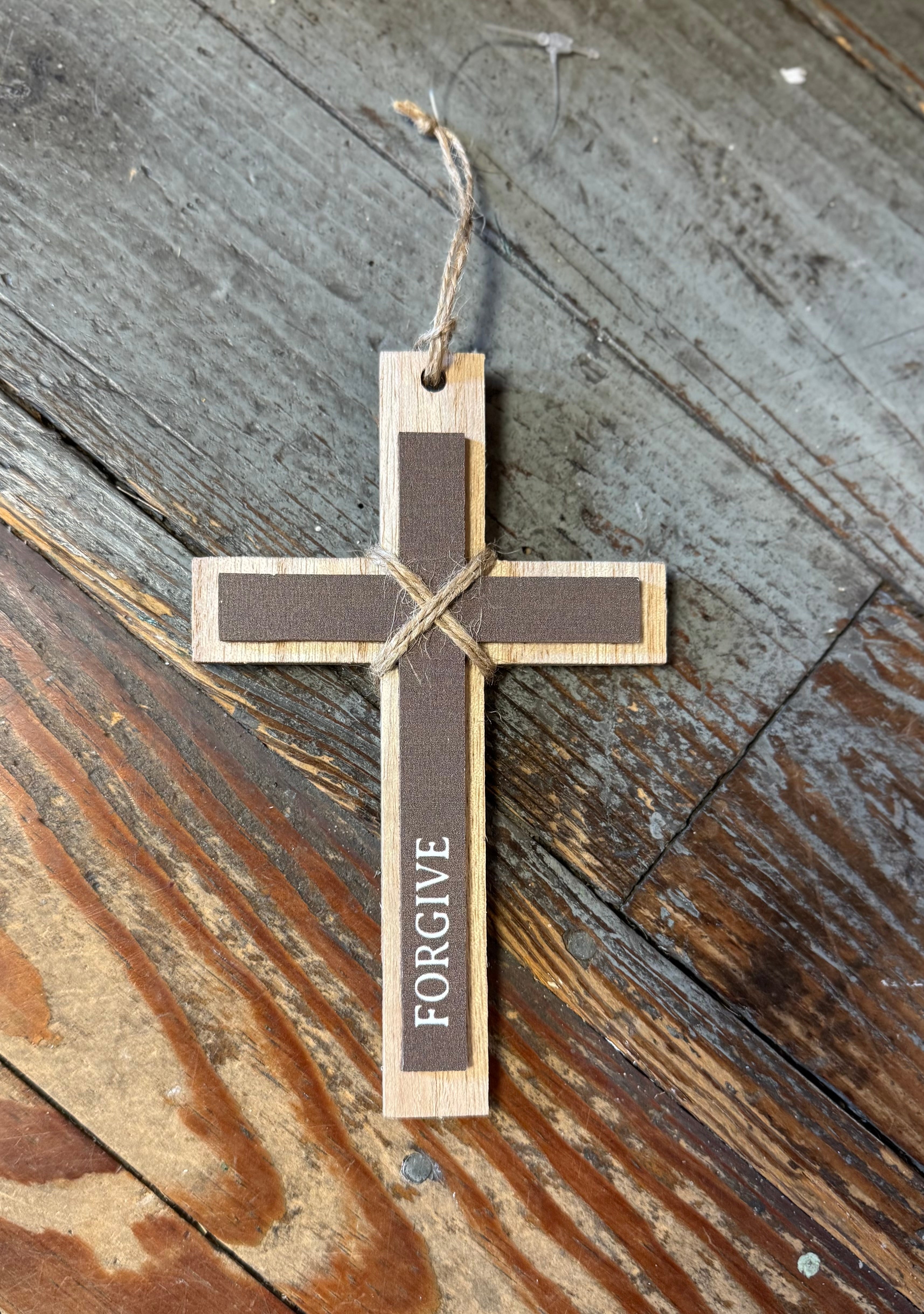 Inspirational Cross Ornament