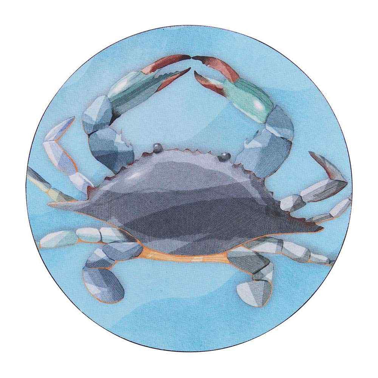 Crab Round Coaster - Set of 4