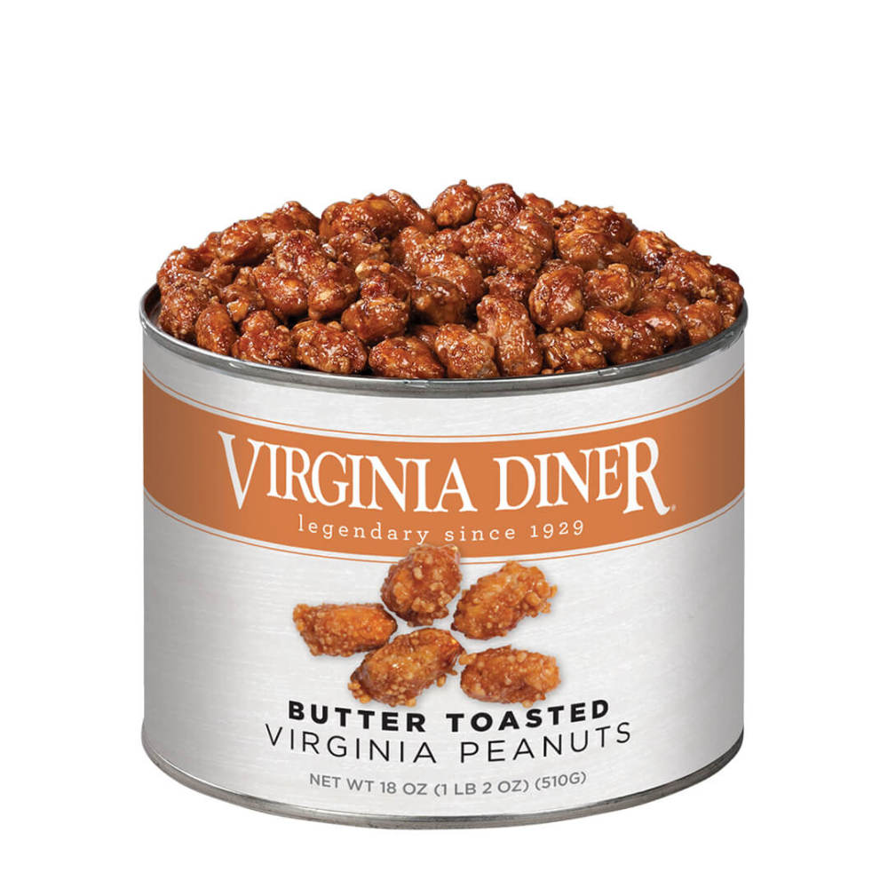 Butter Toasted Virginia Peanuts 9oz - Virginia Diner