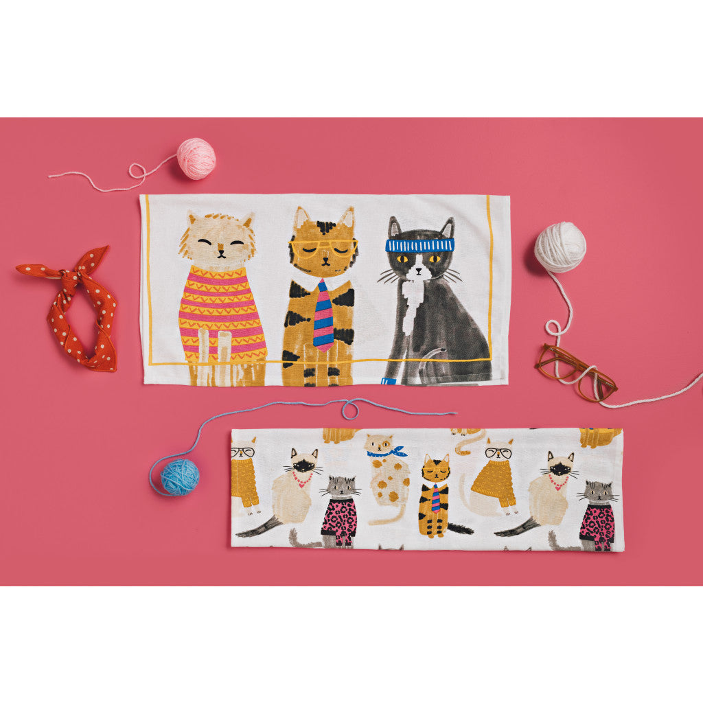 Feline Fine - Floursack Dish Towels Set of 2