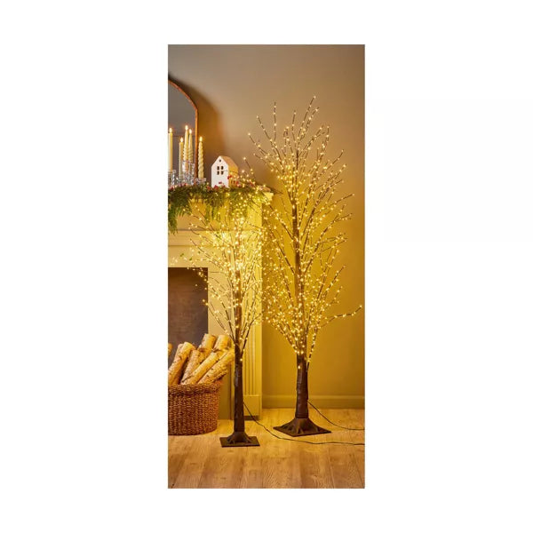 Twinkle LED Pine Tree 4Ft Gold