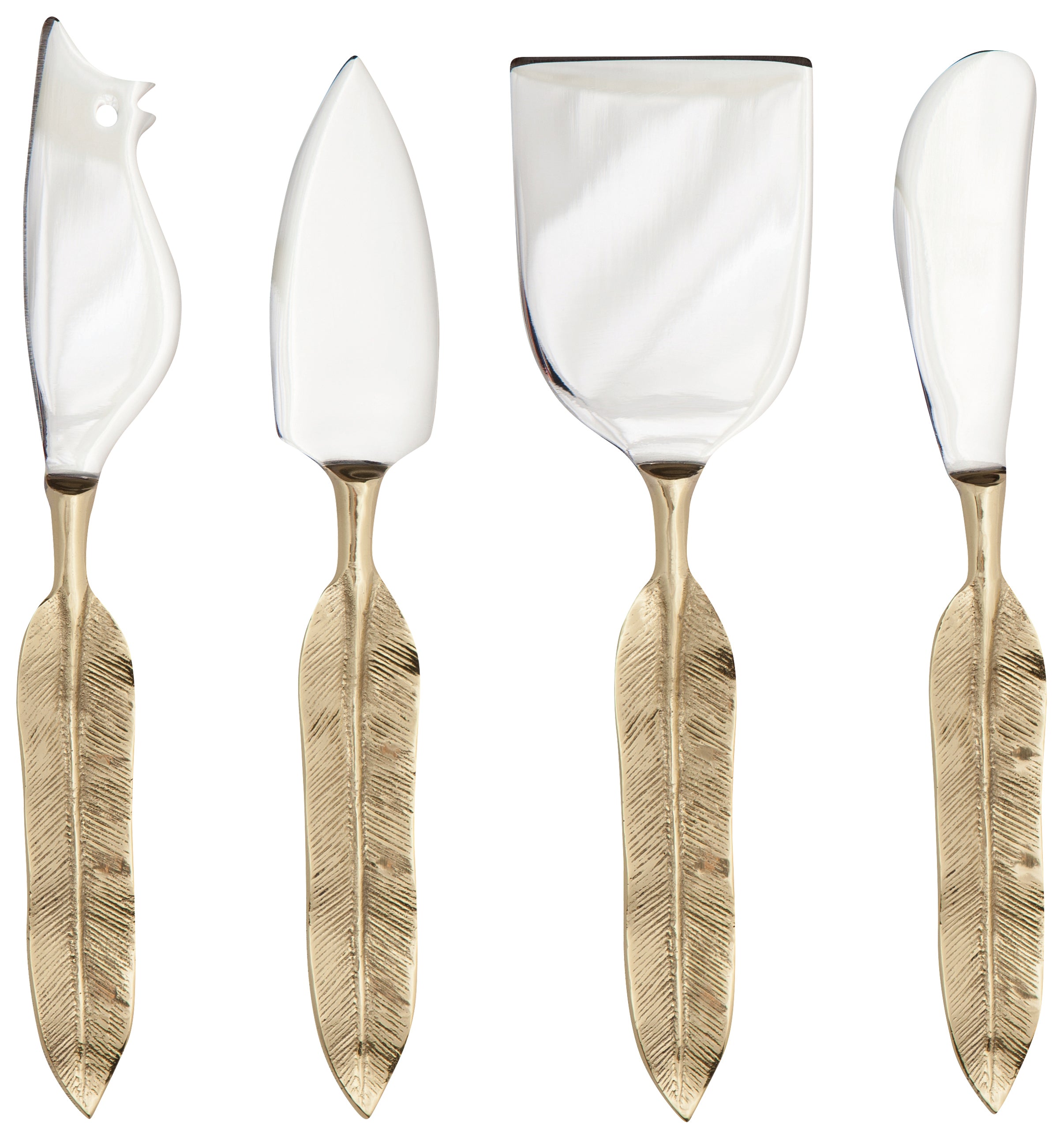 Plume Gold - Cheese Knives