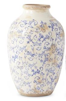 Blue and White Ceramic Vases