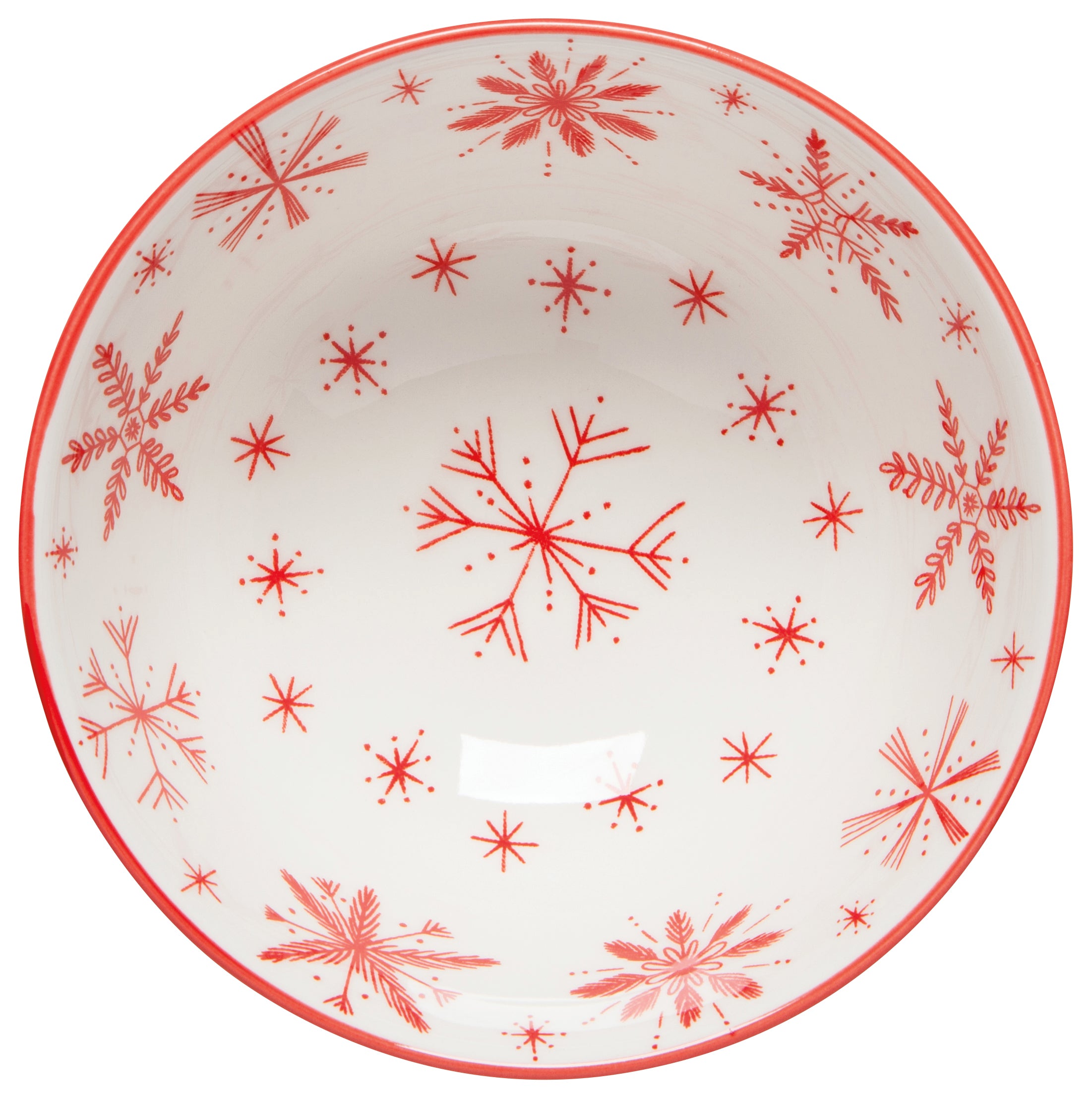 Snowflake - Stamped 4" Bowl