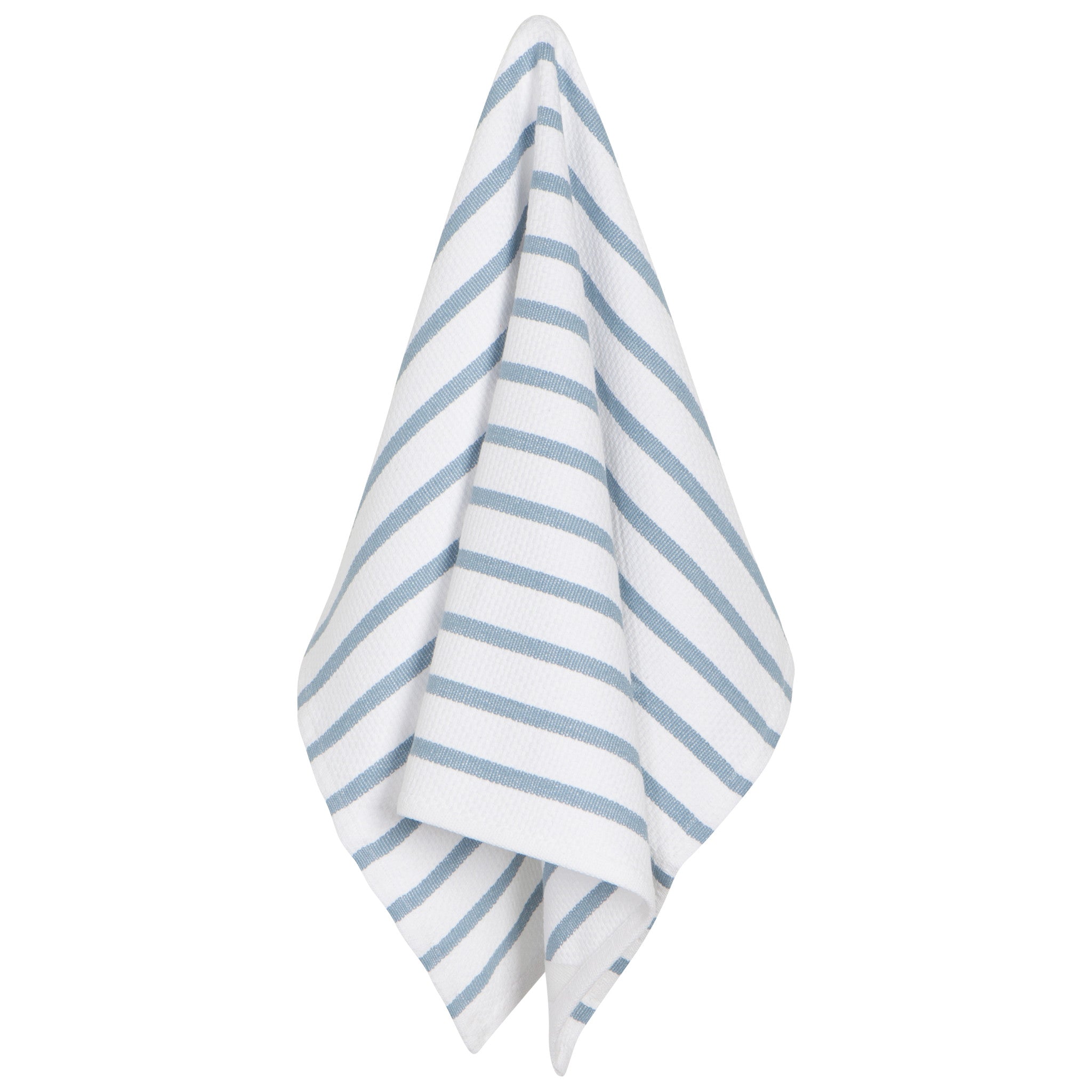 Basketweave Dishtowel - Slate Blue