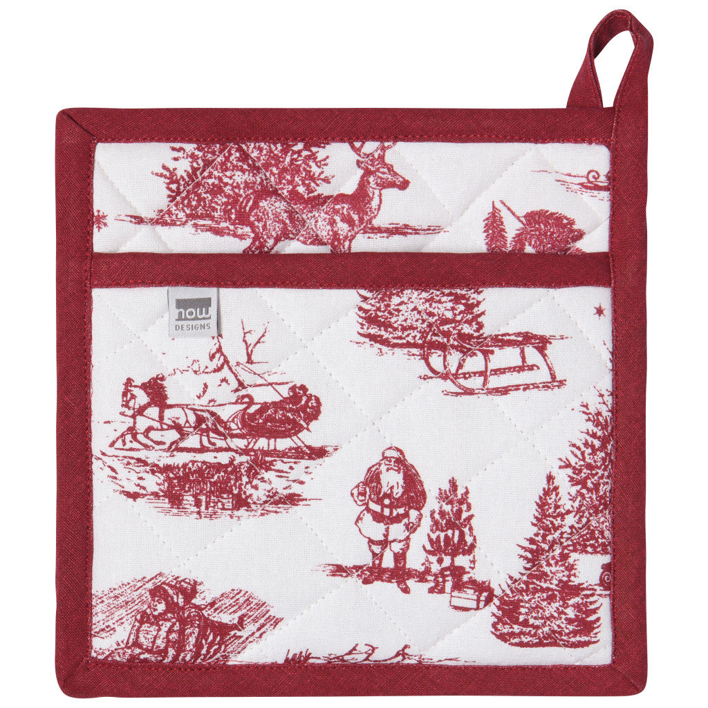 Winter Toile - Pot Holder