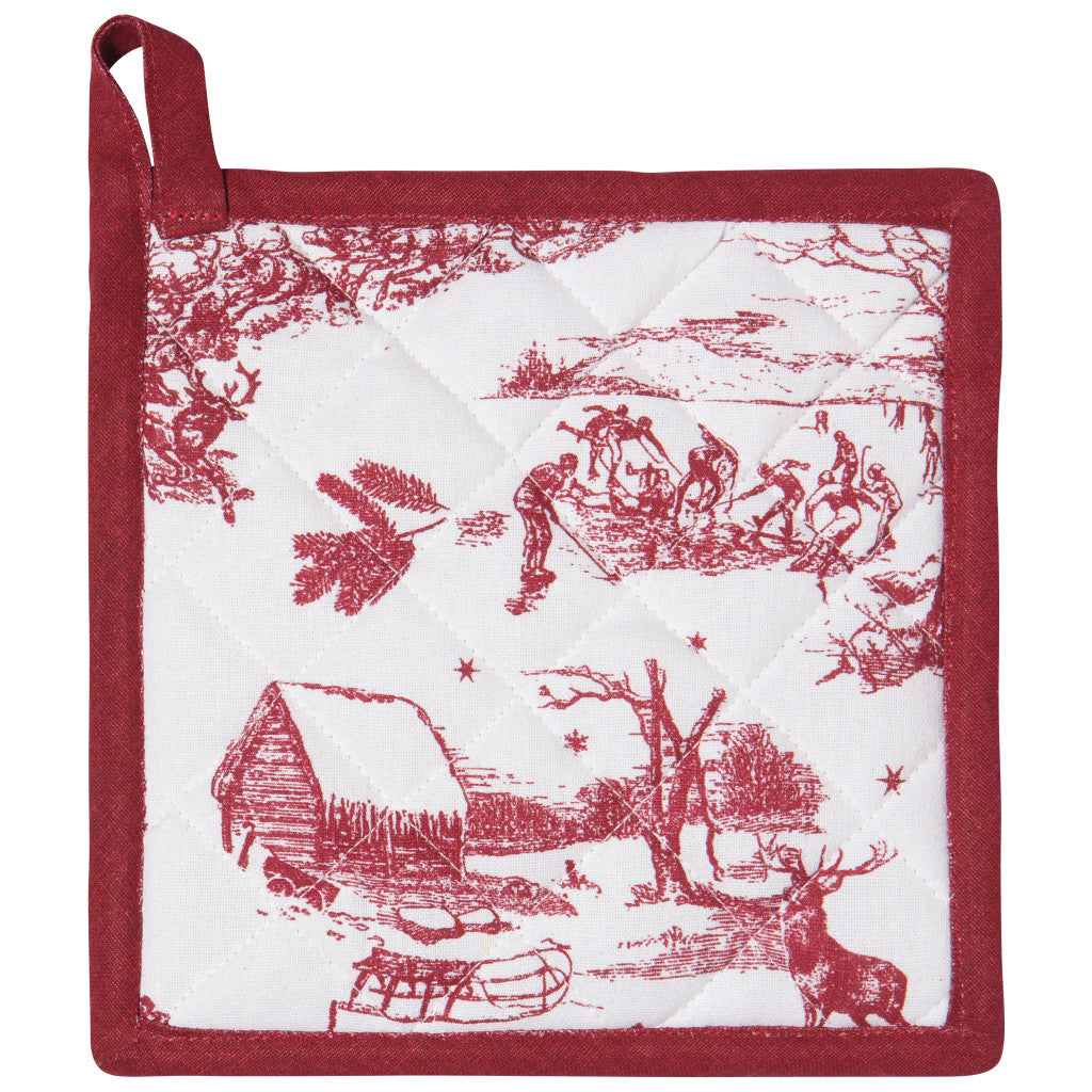 Winter Toile - Pot Holder