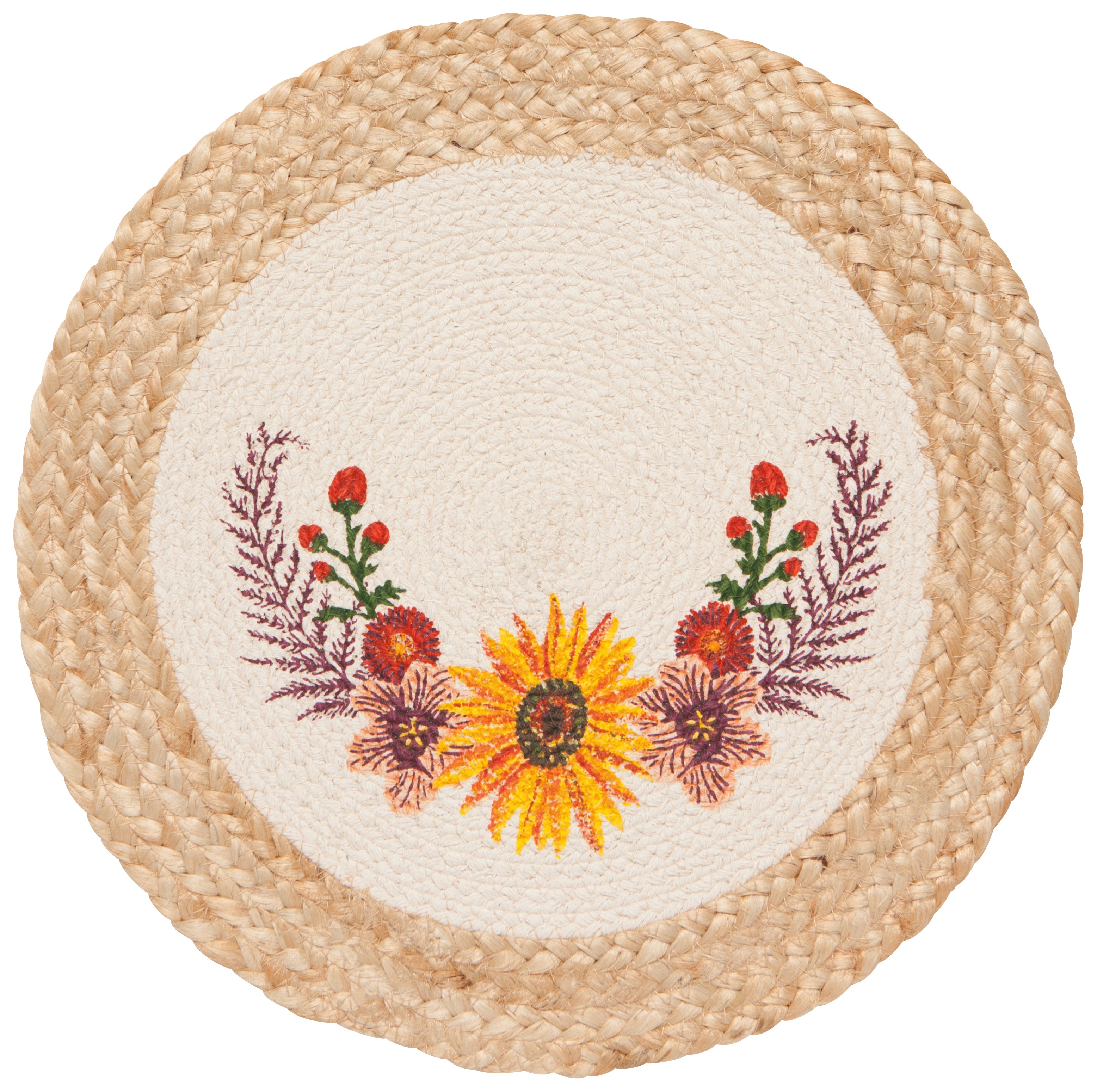 Sunflower Splendor - Braided Placemat