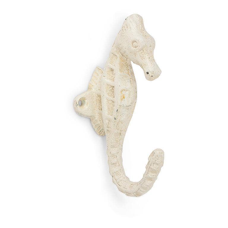 Seahorse Hook-Ivory-5"H