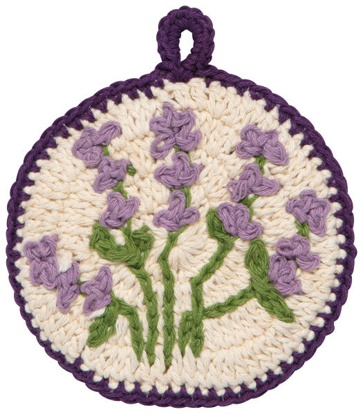 Lavender Crochet Sponge Set