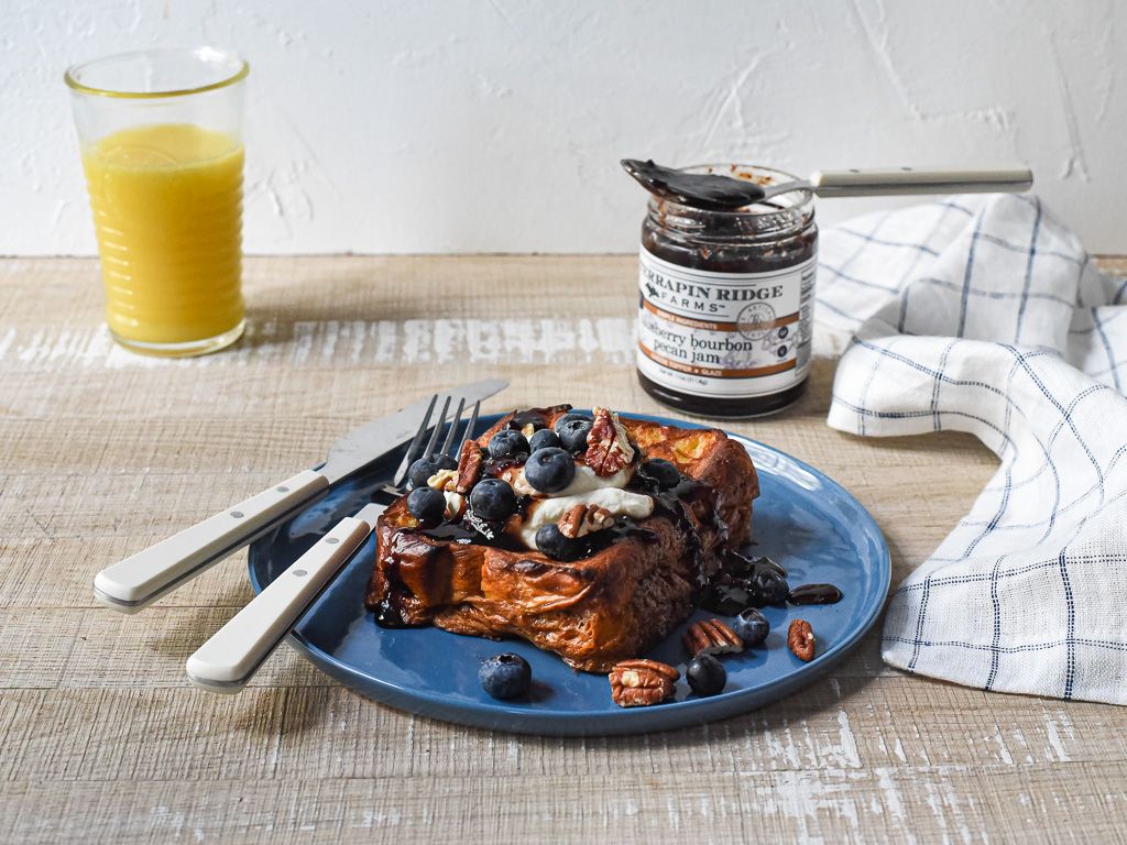 Blueberry Bourbon Pecan Jam 11oz