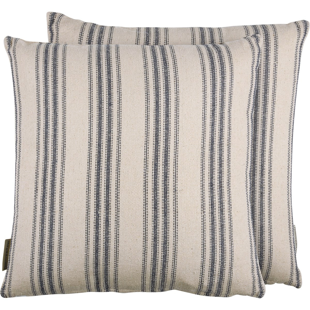 Large Blue Stripe Pillow