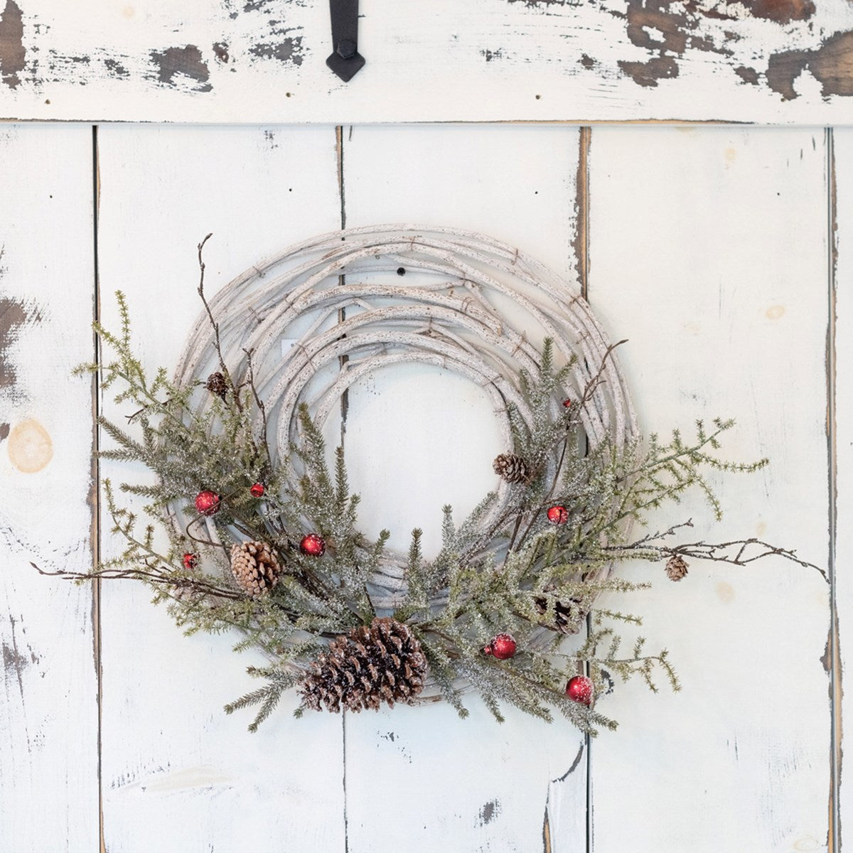 Sugared Pine Wreath