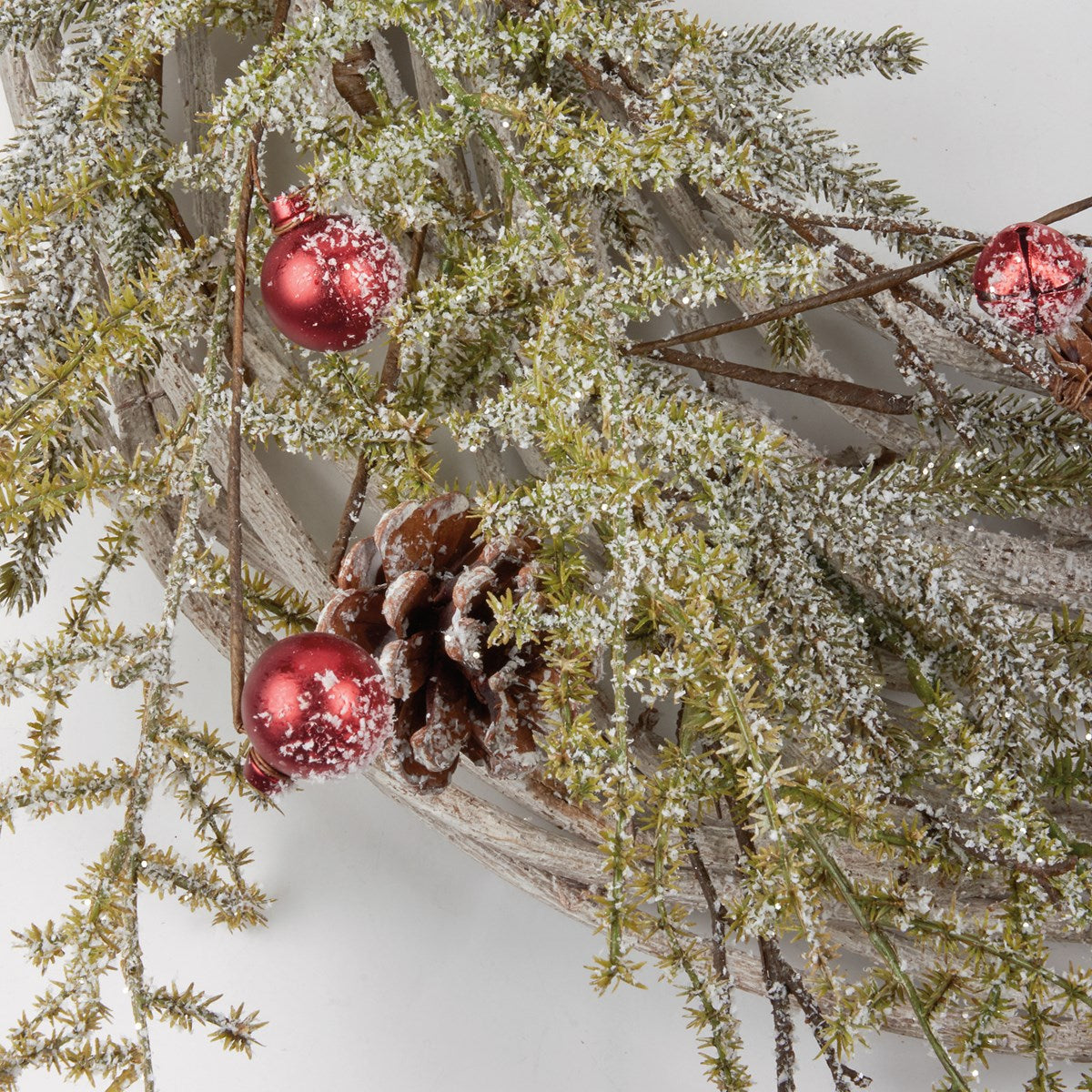 Sugared Pine Wreath